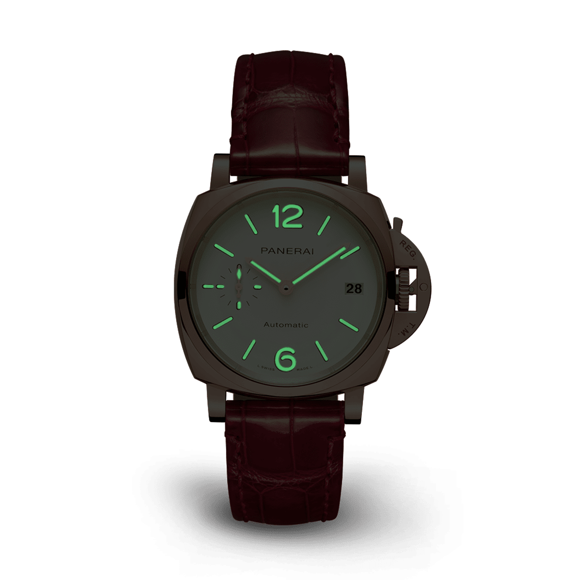 Luminor Due - 38mm White Dial, Arabic/Baton Numerals_3
