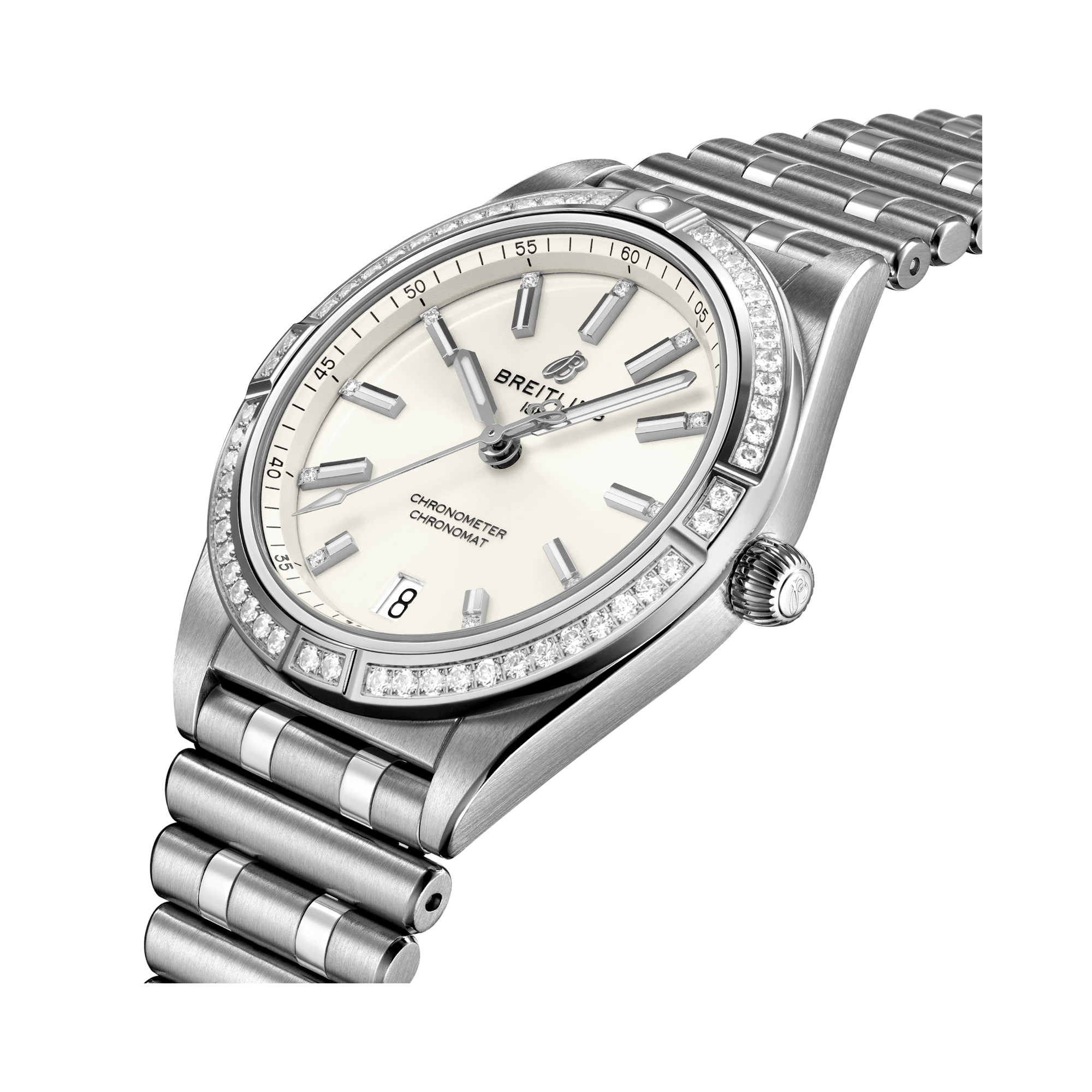 Breitling Chronomat Automatic 36 36mm, White Dial, Diamond Numerals_3