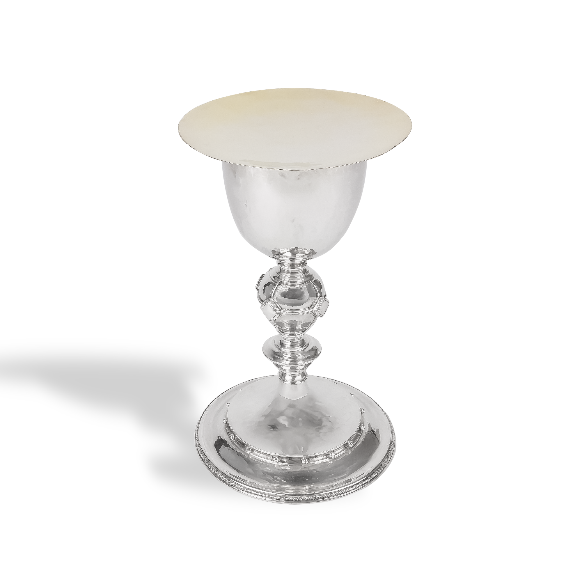 Silver Edward VII 26.3oz Chalice and Pat Hallmarked London_1