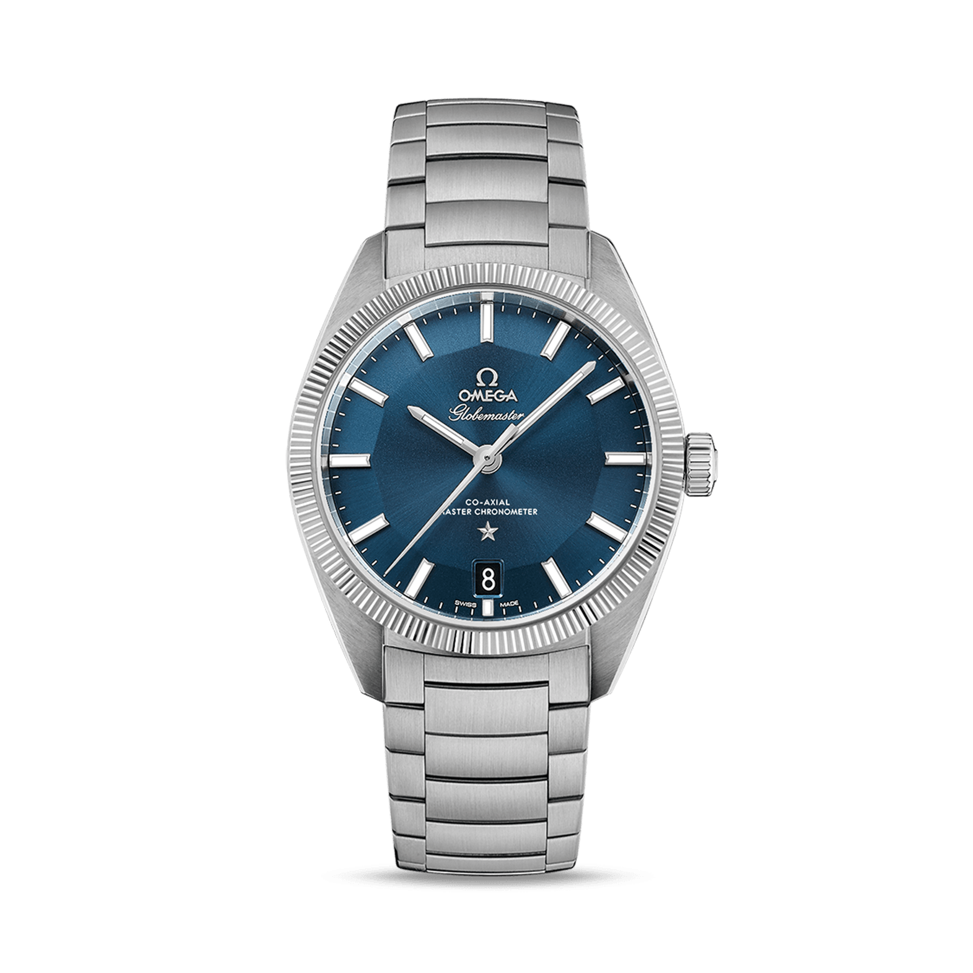 OMEGA Constellation Globemaster 39mm, Blue Dial, Baton Numerals_1