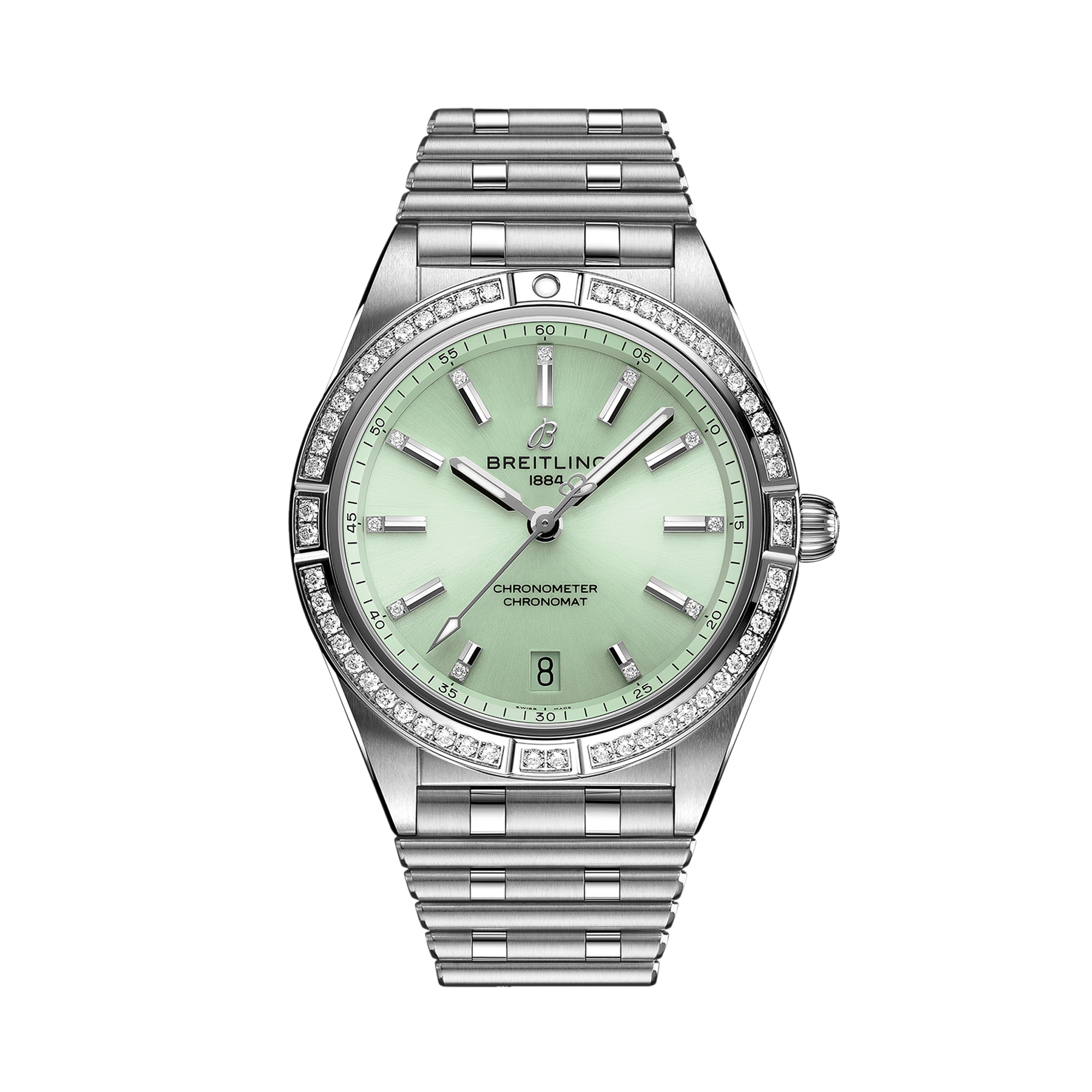 Breitling Chronomat Automatic 36 36mm, Green Dial, Diamond Numerals_1