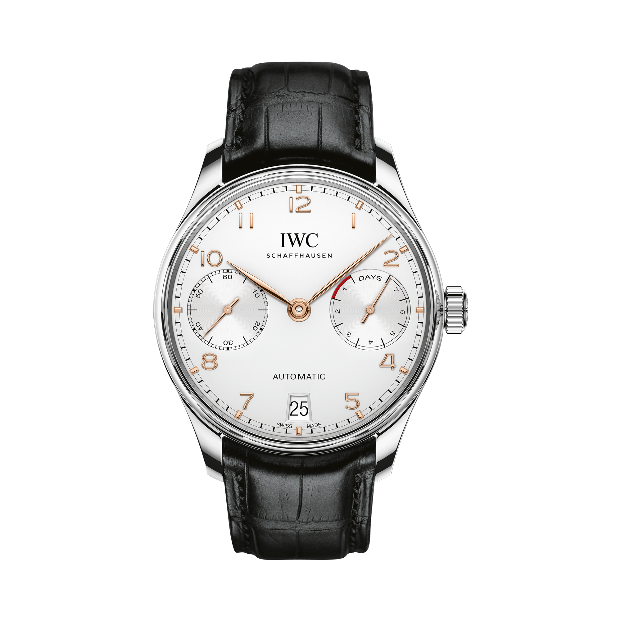 IWC Portugieser Automatic 42.3mm, Silver Dial, Arabic Numerals_1