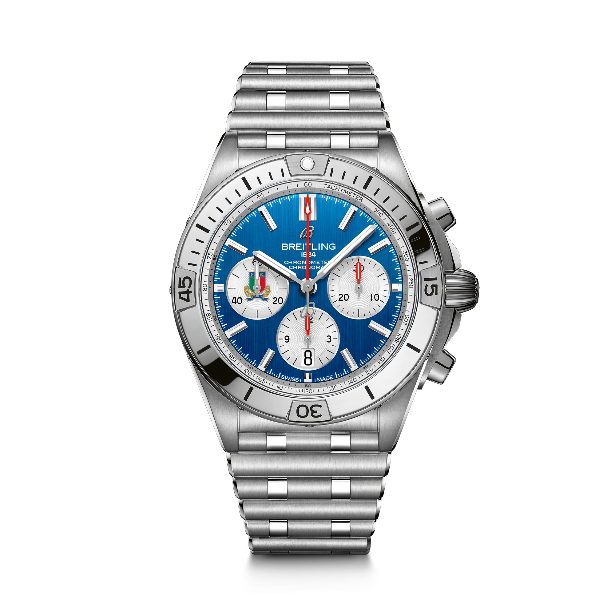 Breitling Chronomat Six Nations Italy 42mm, Blue Dial, Baton Numeral_1