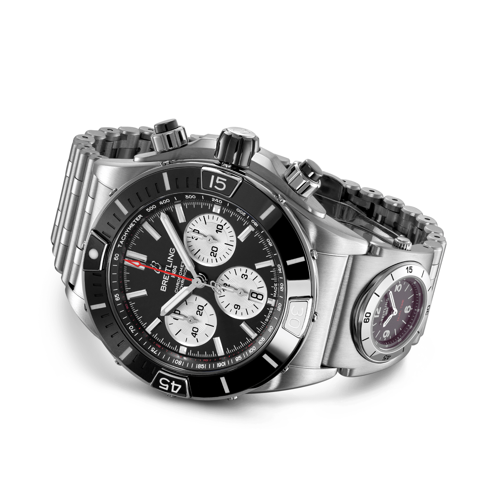 Breitling Super Chronomat B01 44 44mm, Black Dial, Baton Numerals_4