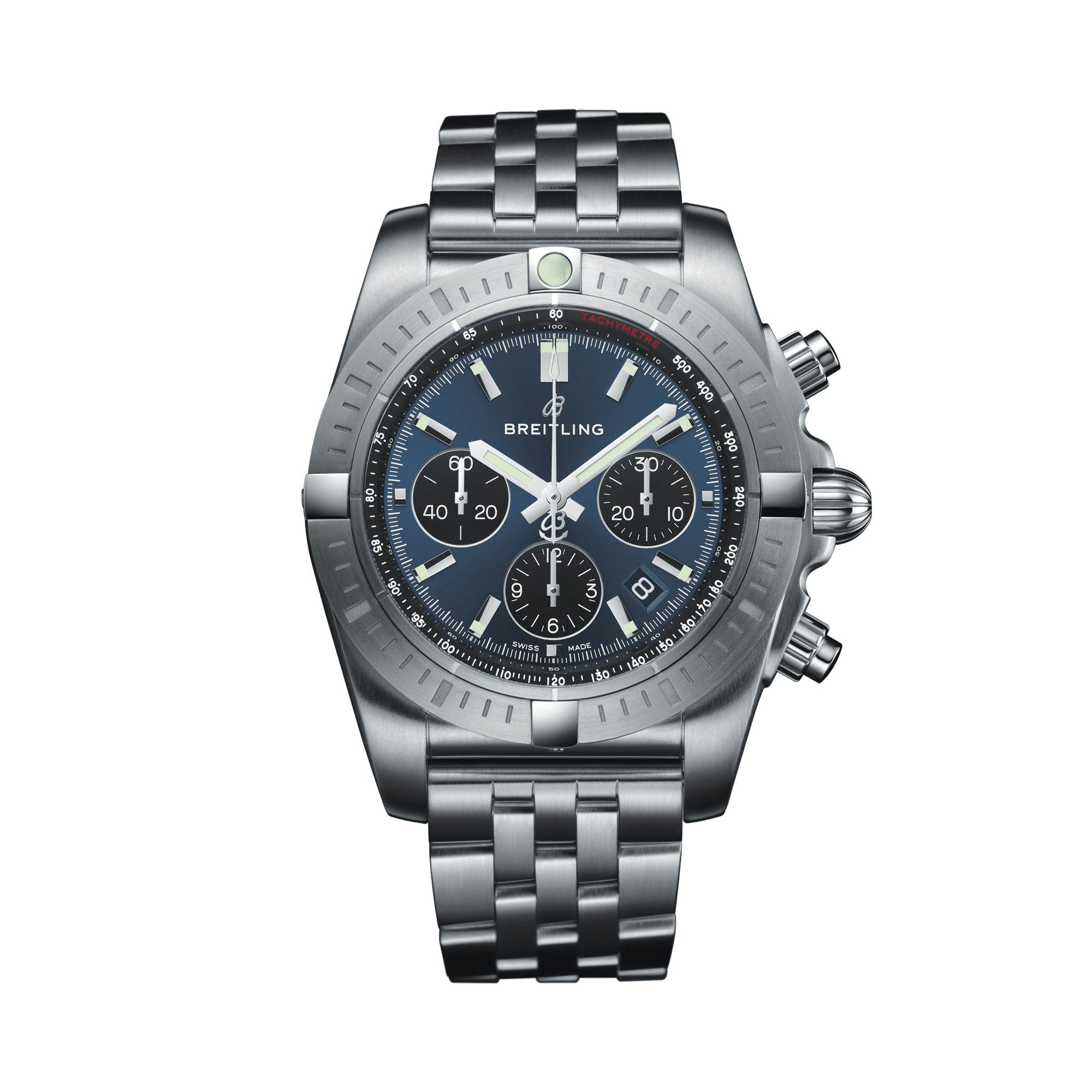 Breitling Chronomat B01 Chronograph 44 44mm, Blue Dial, Baton Numerals_1