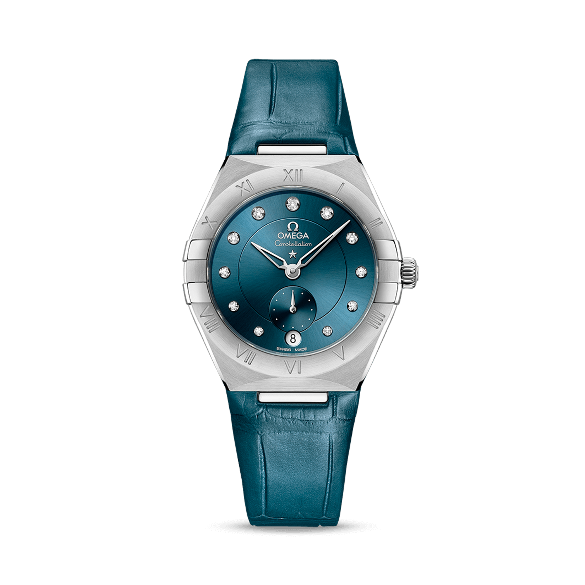 OMEGA Constellation Small Seconds 34mm, Blue Dial, Diamond Numerals_1
