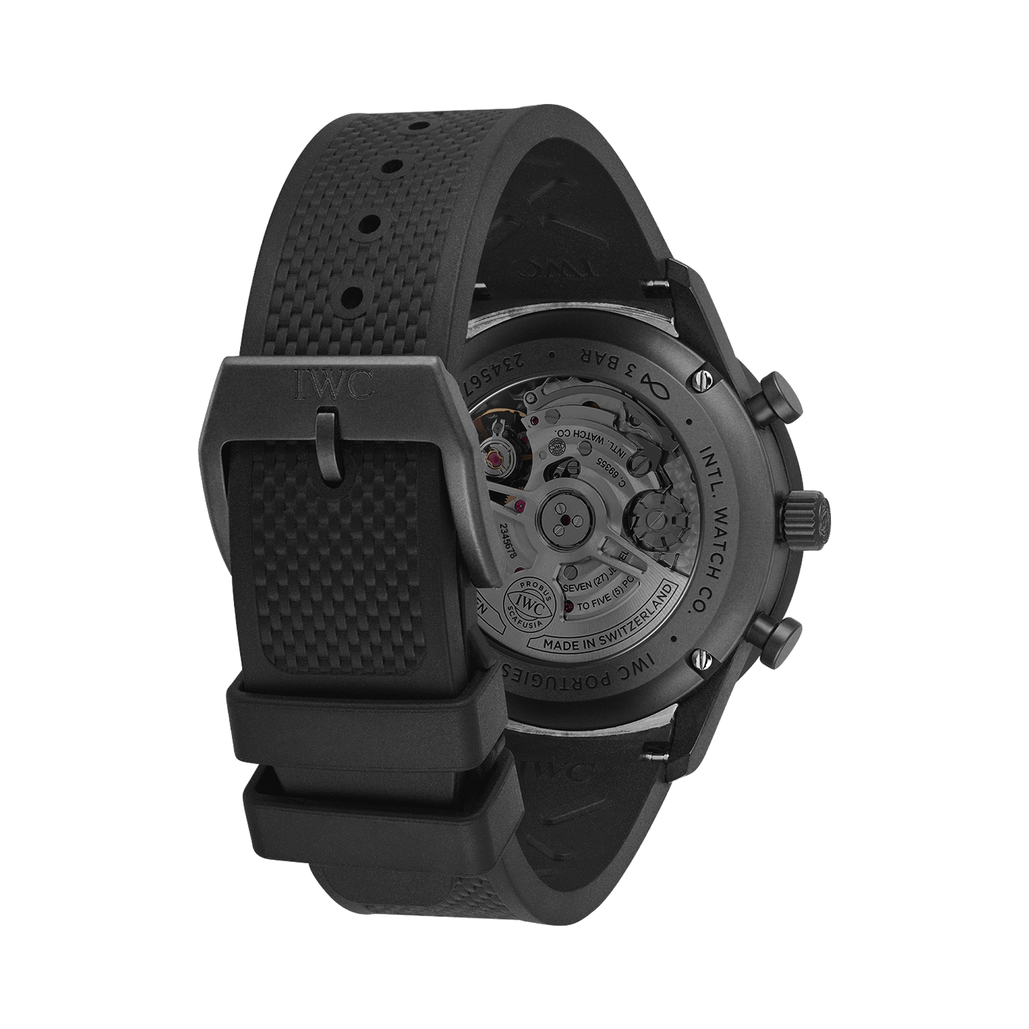IWC Portugieser Chronograph Ceratanium® 41mm, Black Dial, Arabic Numerals_5