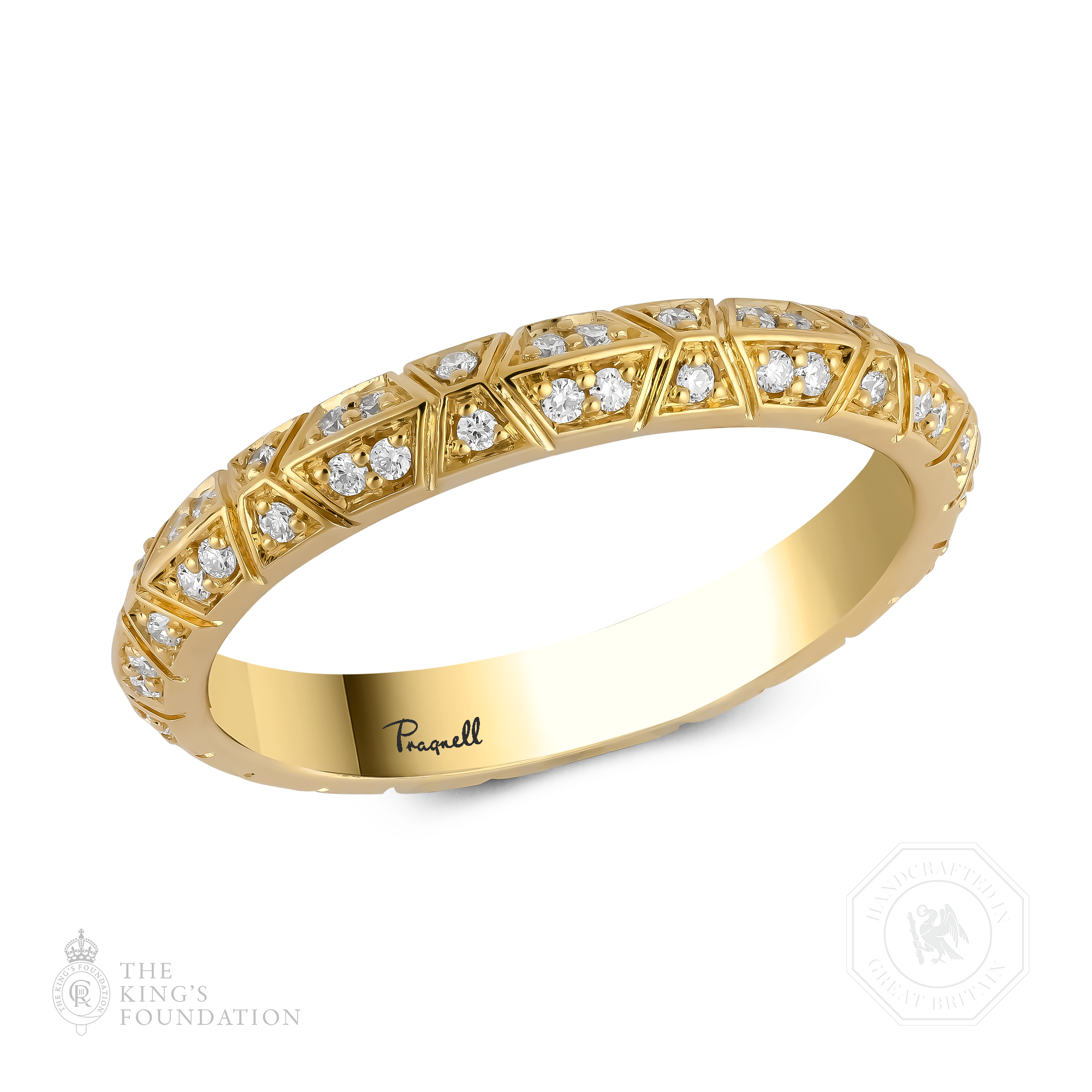 Origins Large Diamond Set Ring Brilliant cut, Claw set_1