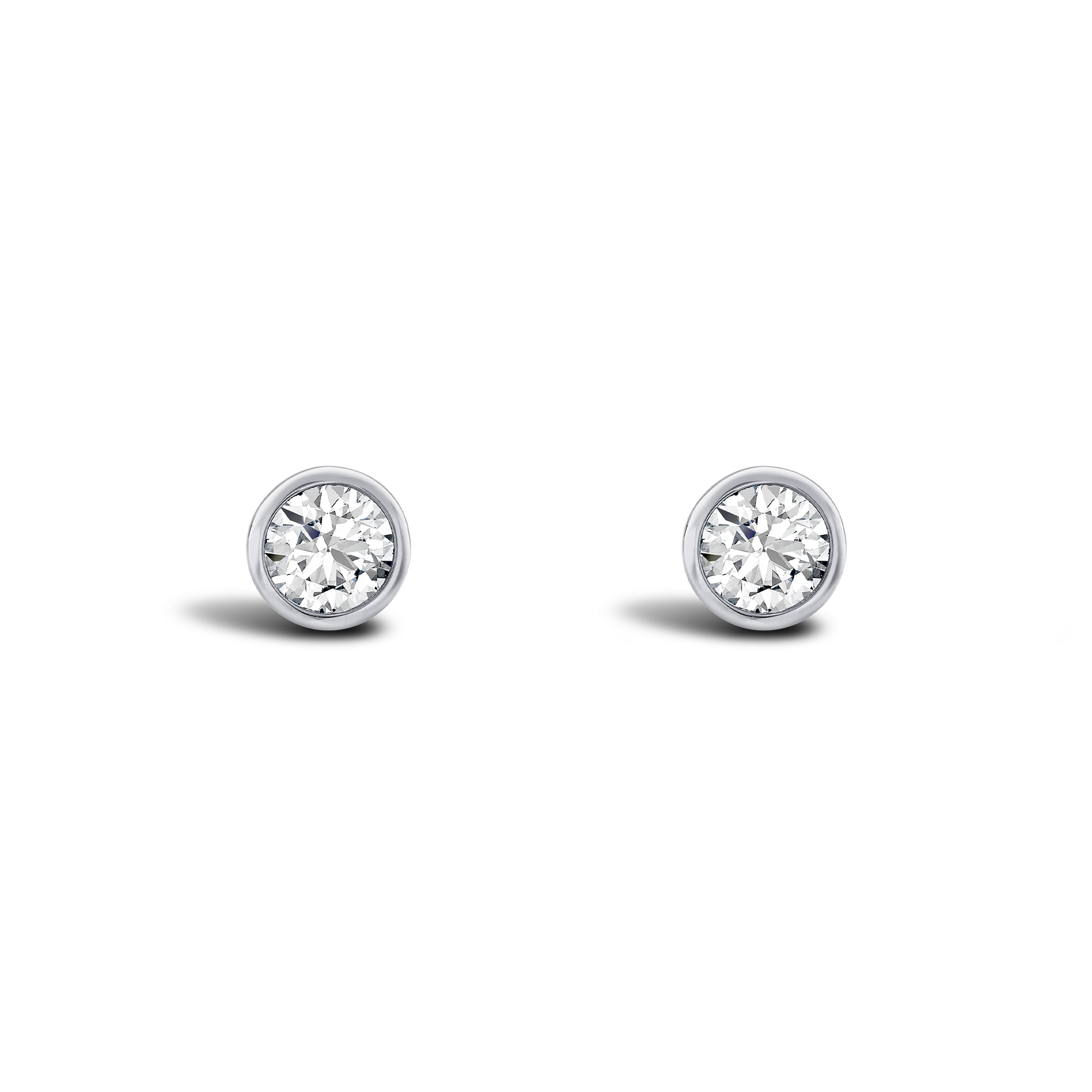 Sundance Diamond Stud Earrings Brilliant Cut, Rubover Set_1