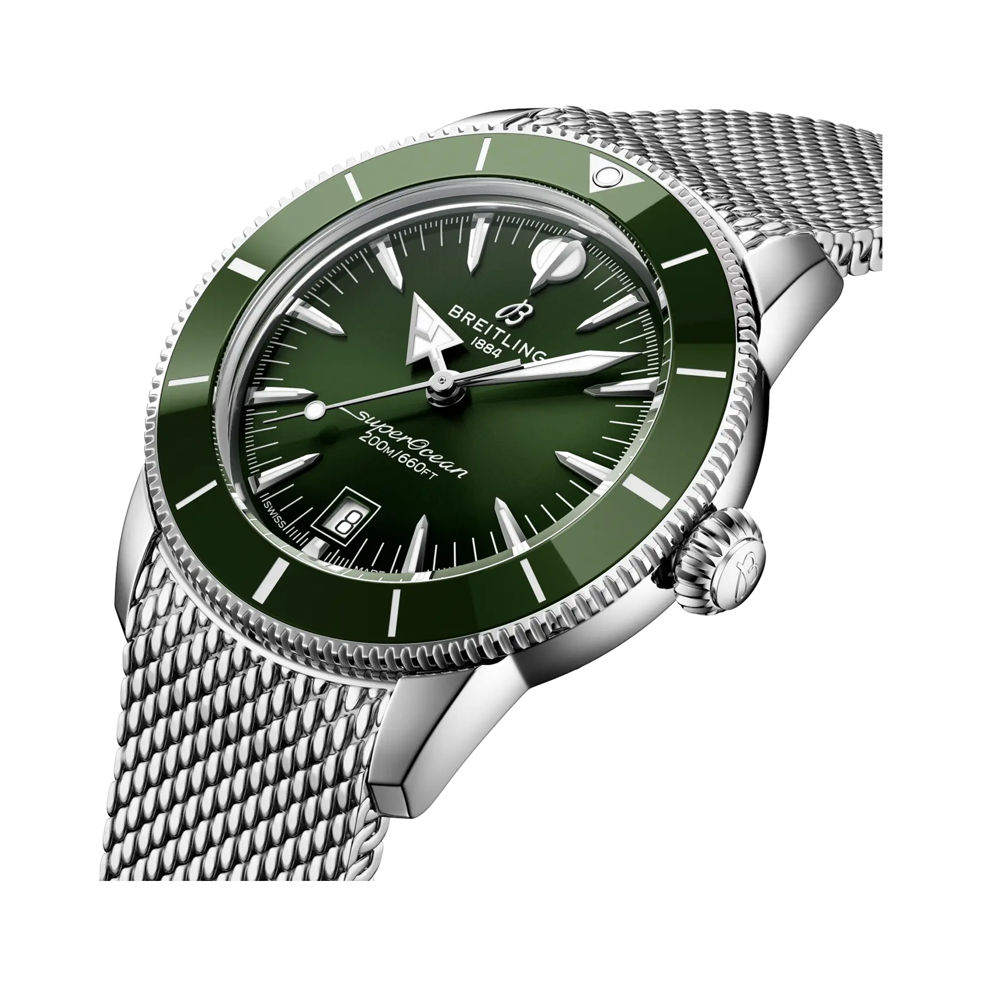 Breitling Superocean Heritage B31 Automatic 44 44mm, Green Dial, Baton Numerals_2
