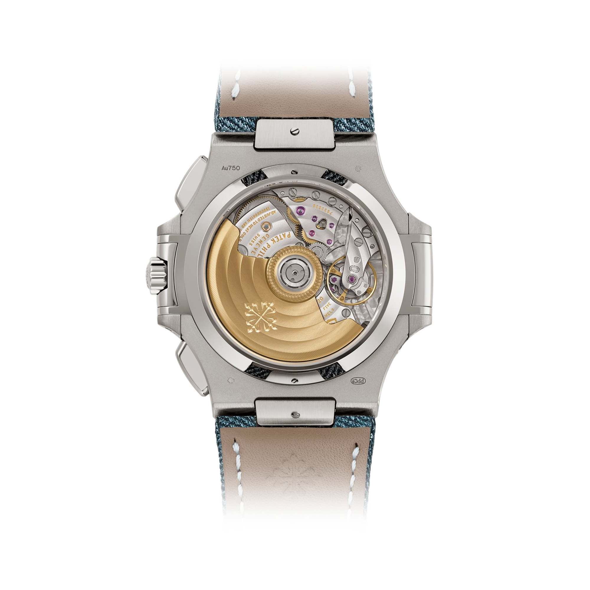 Patek Philippe Nautilus 40.5mm, Blue Dial, Baton Numerals_2