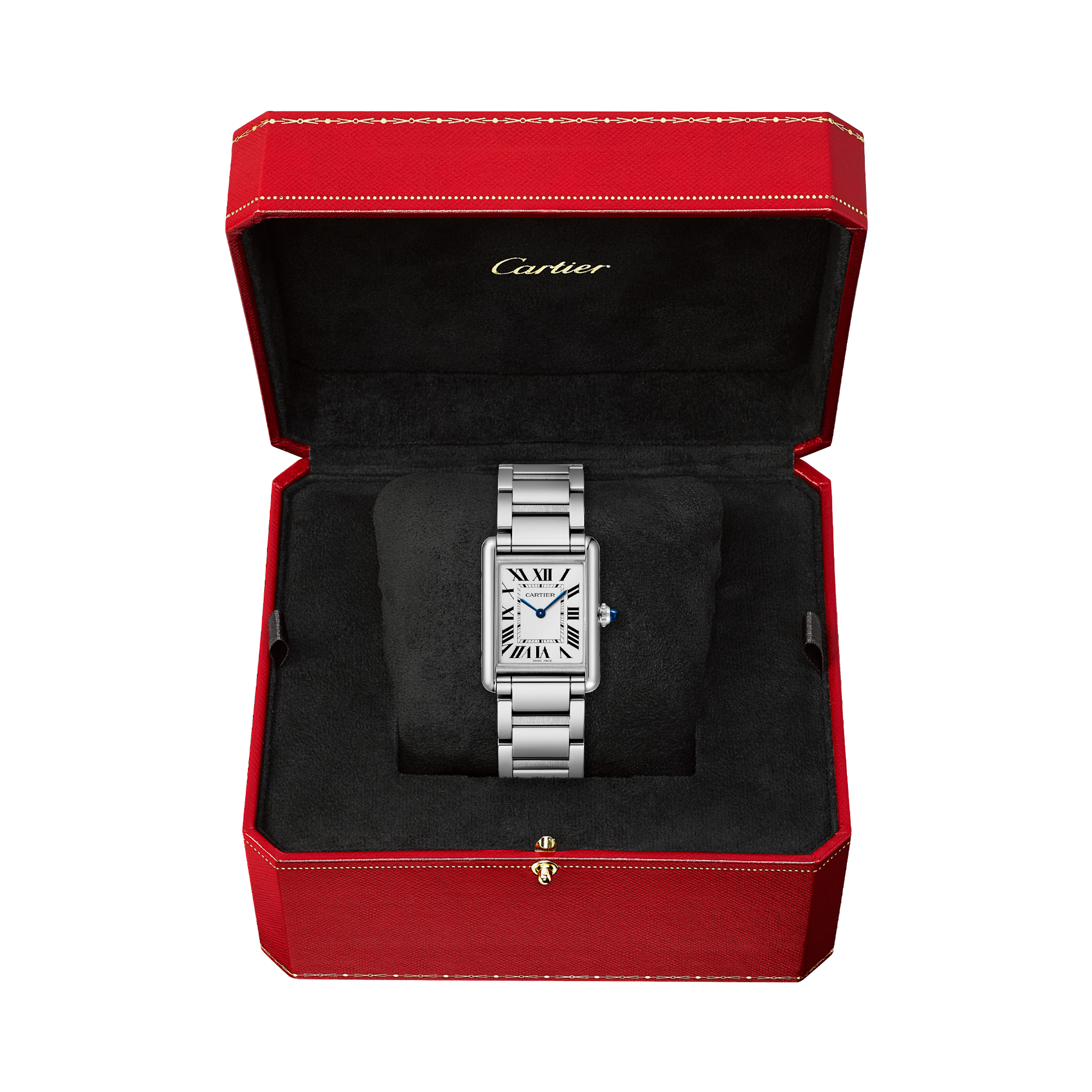 Cartier Tank Must 33.7mm, Silver Dial, Roman Numerals_5