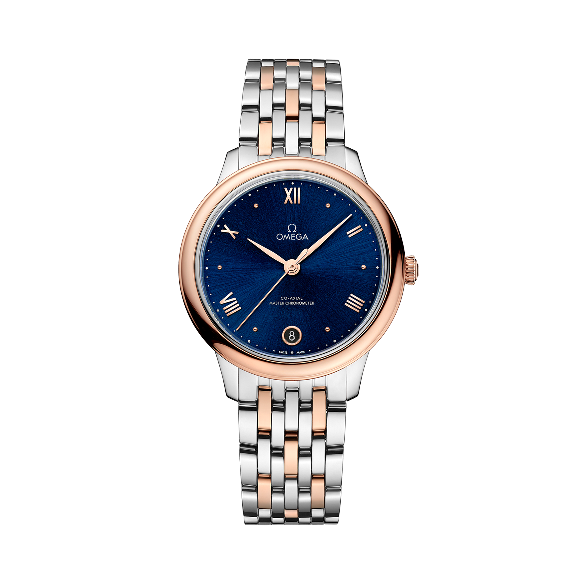 OMEGA De Ville Prestige 34mm, Blue Dial, Roman Numeral_1