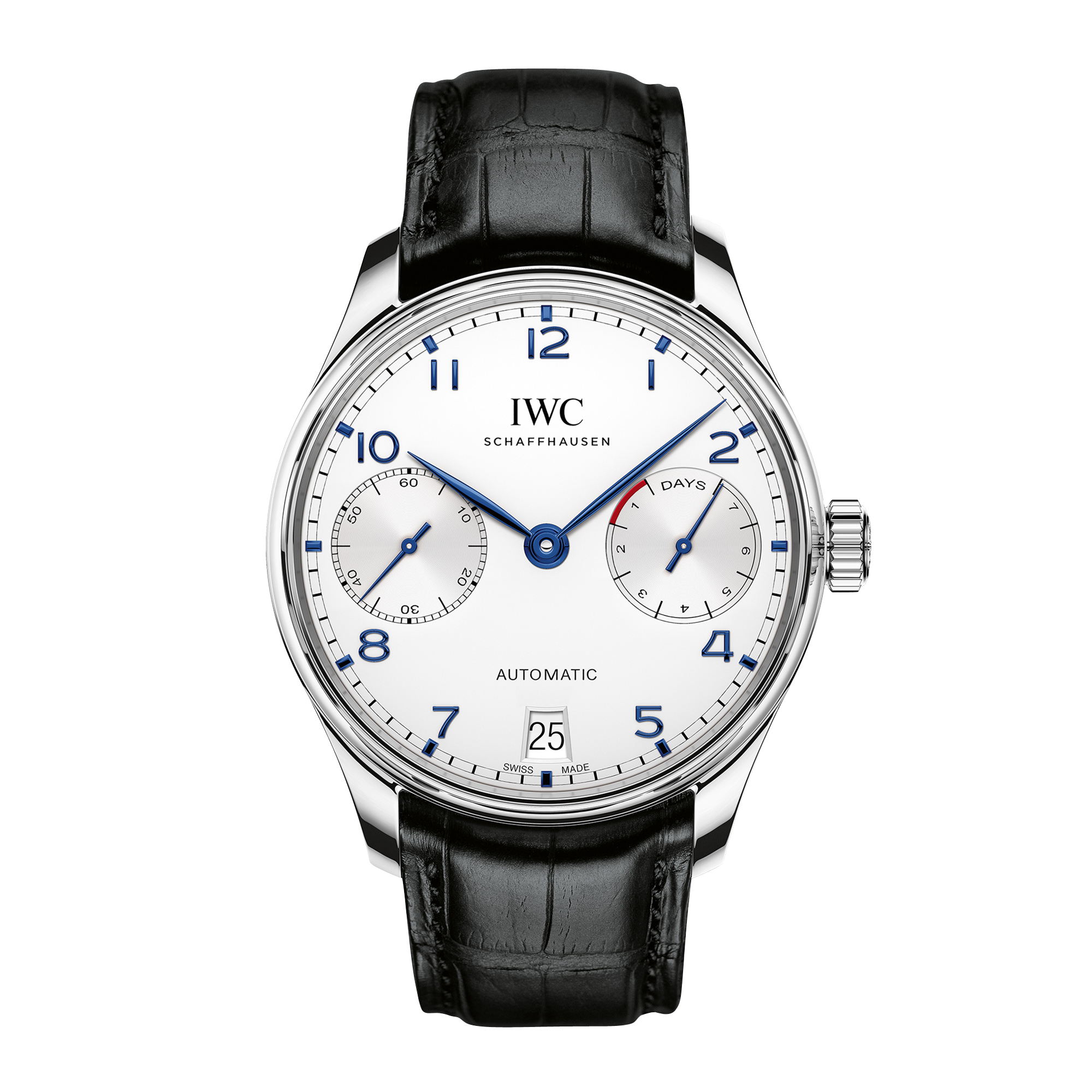 IWC Portugieser Automatic 42.3mm, Silver Dial, Arabic Numerals_1