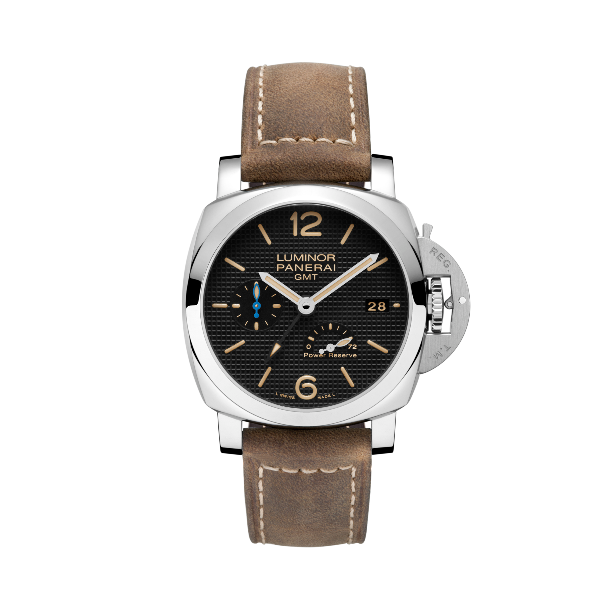 Luminor GMT Power Reserve - 42mm Black Dial, Baton Numerals_1