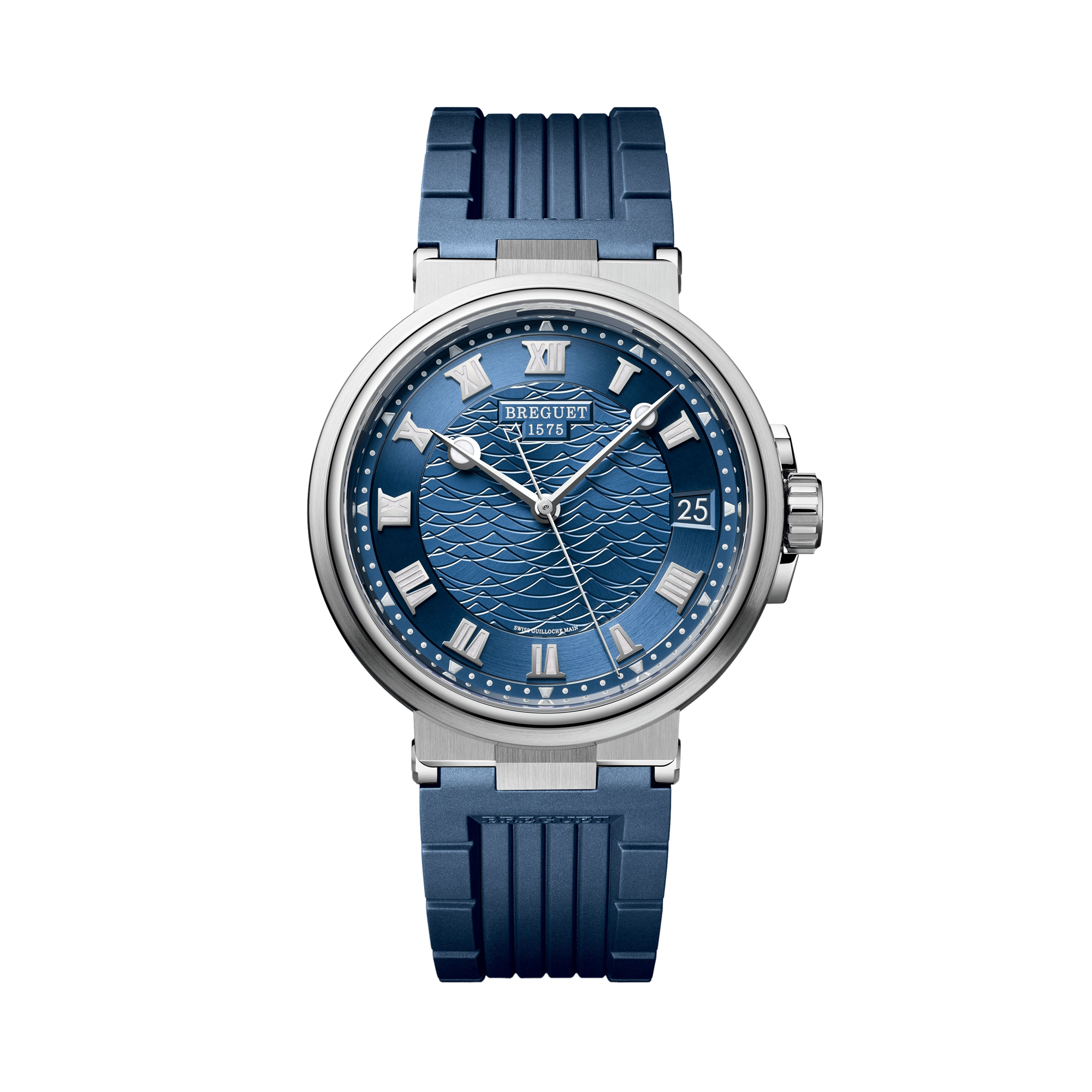 Breguet Marine 40mm, Blue Dial, Roman Numerals_1