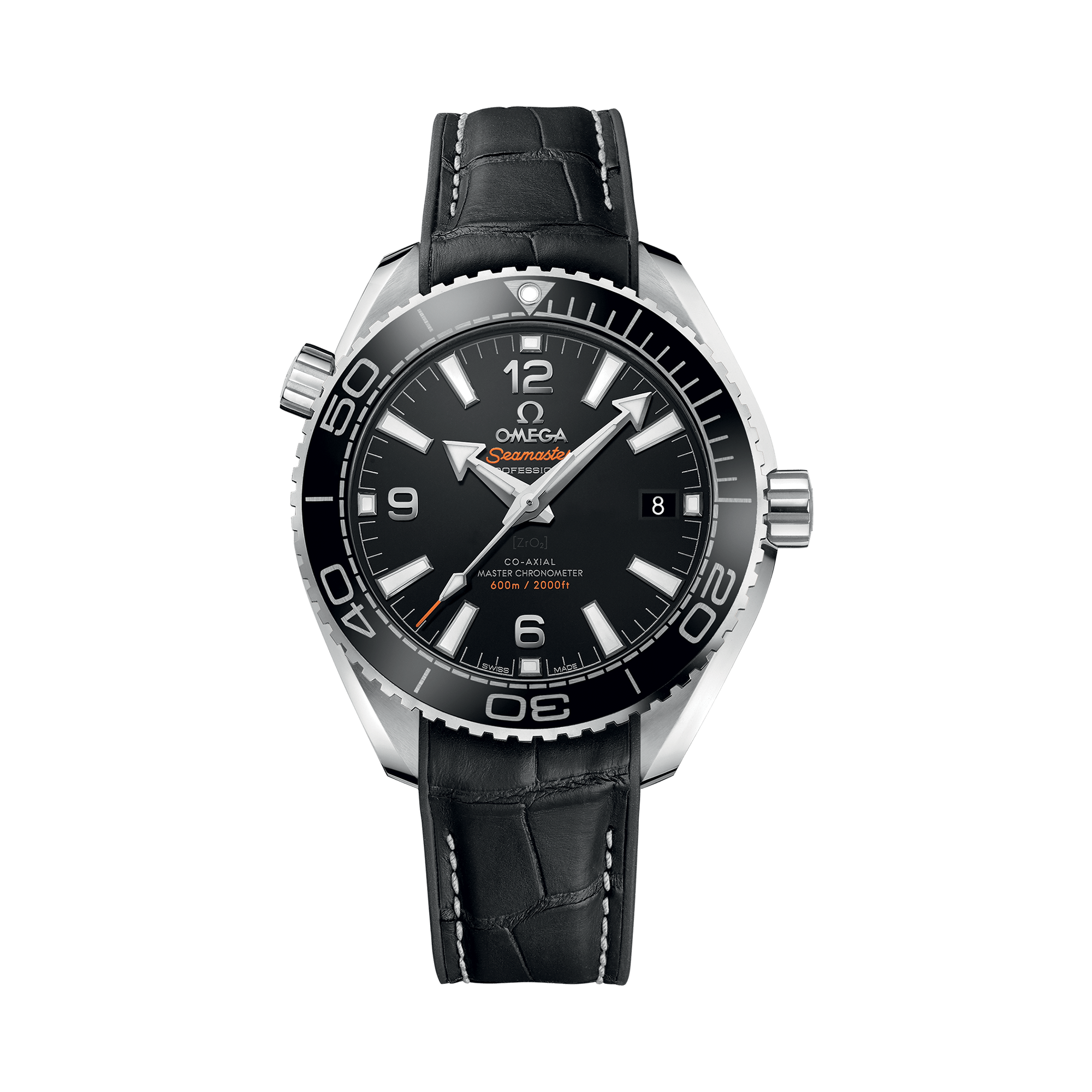 OMEGA Seamaster Planet Ocean 600m 39.5mm, Black Dial, Baton Numerals_1