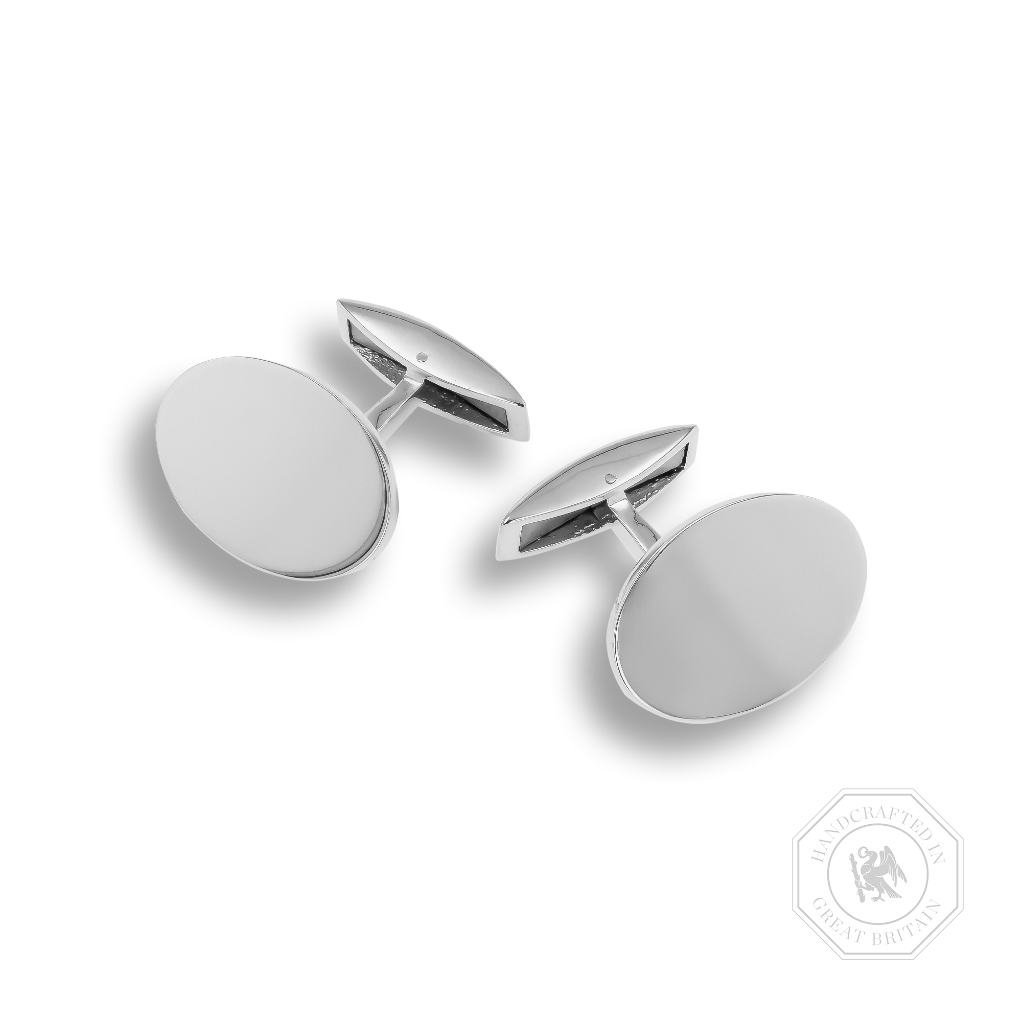 Oval Shaped Bar Cufflinks _1