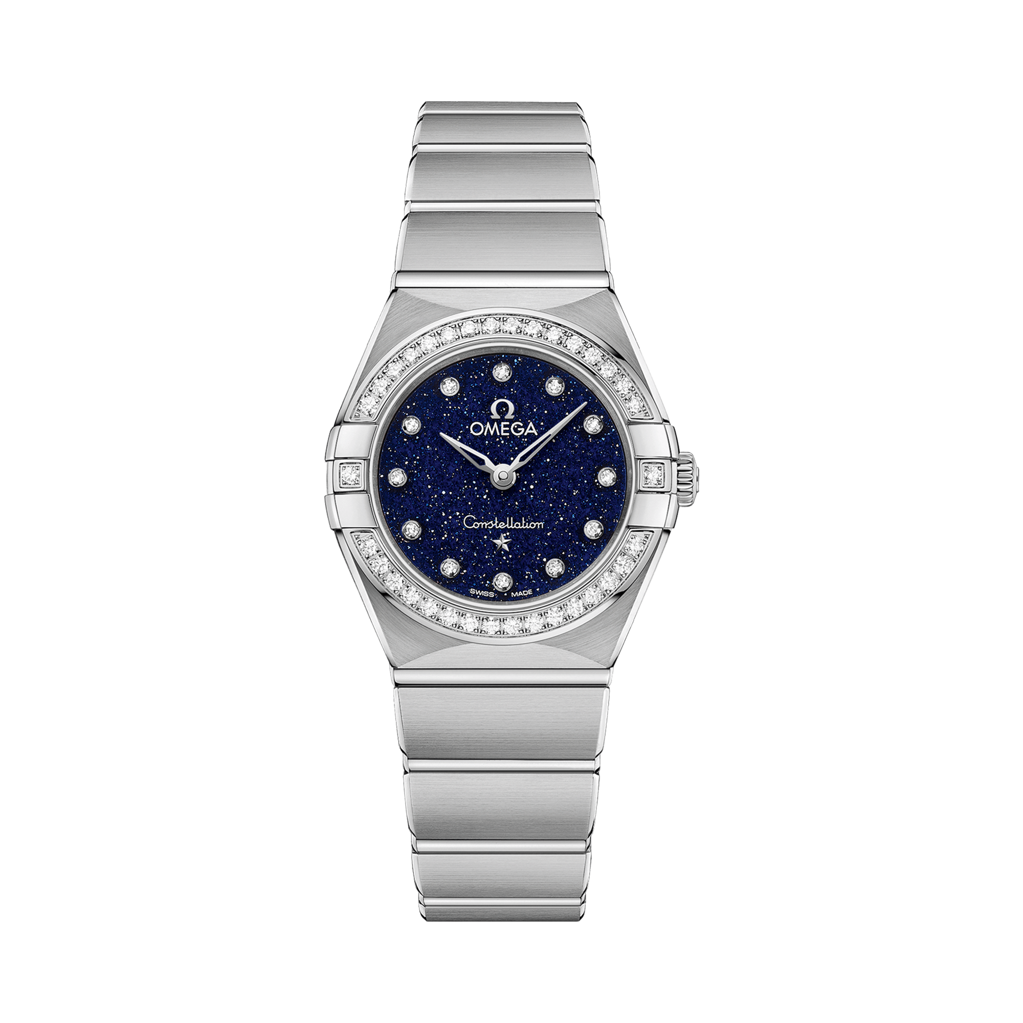 OMEGA Constellation 25mm, Blue dial, Diamond numerals_1