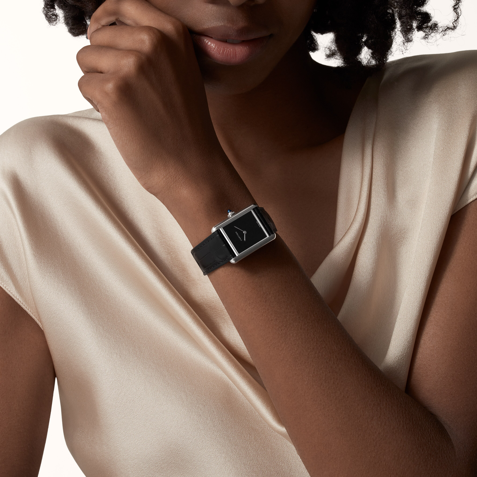 Cartier Tank Must Large, Black Dial_9
