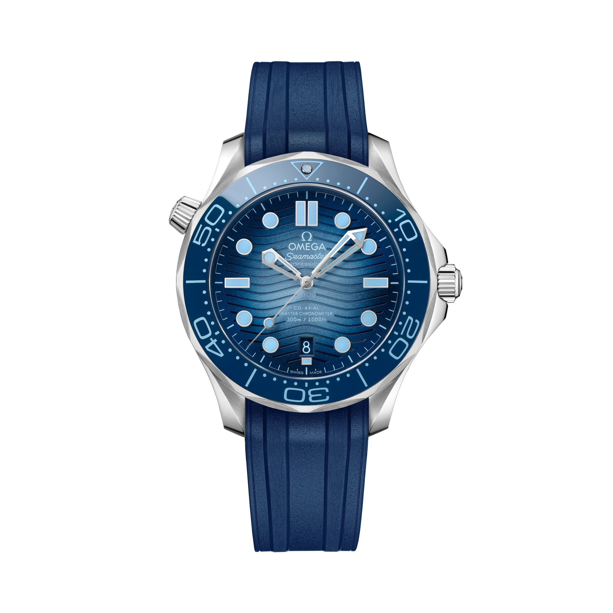 OMEGA Seamaster 42mm, Blue Dial, Arabic/Baton Numerals_1