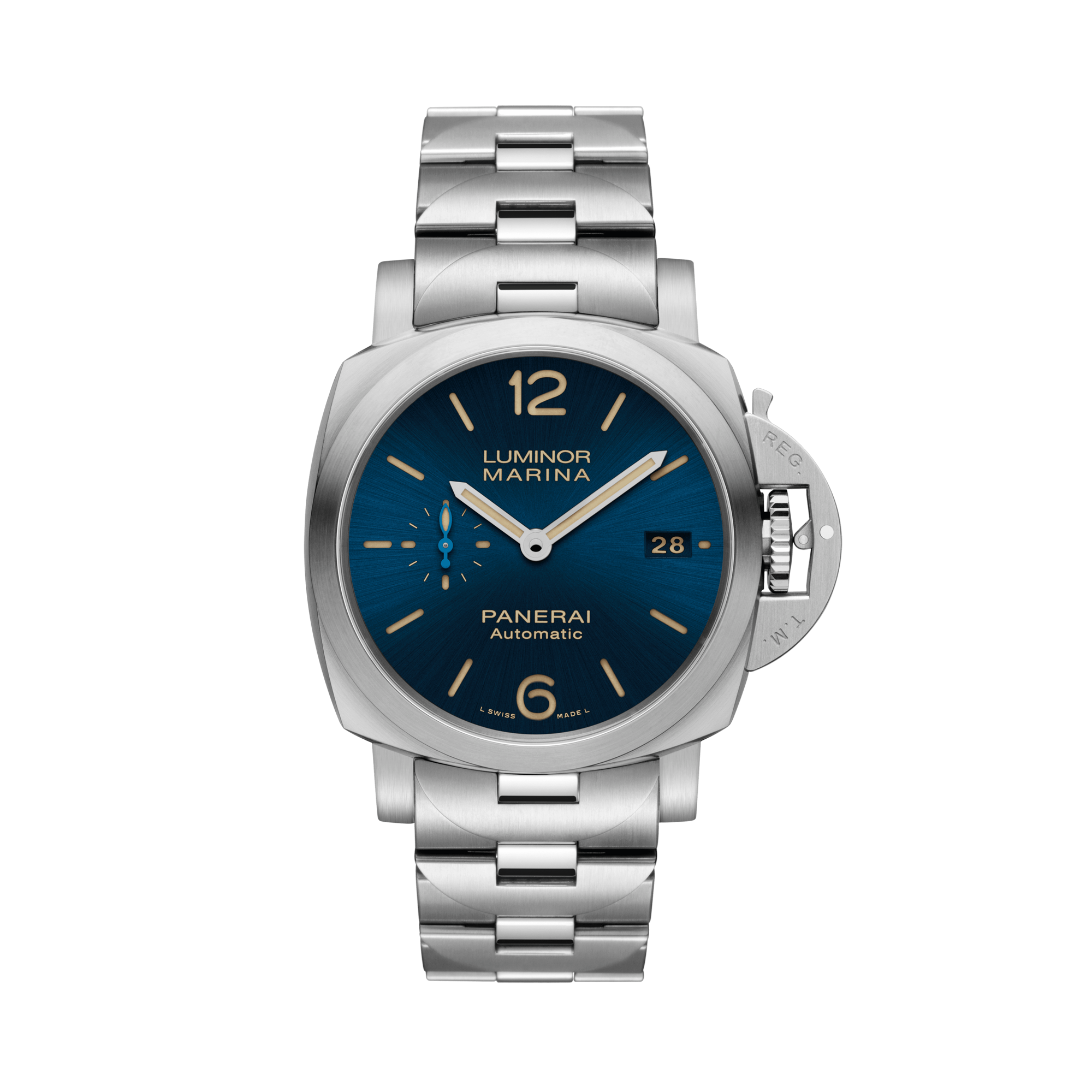 Luminor Marina - 42mm Blue Dial, Arabic/Baton Numerals_1