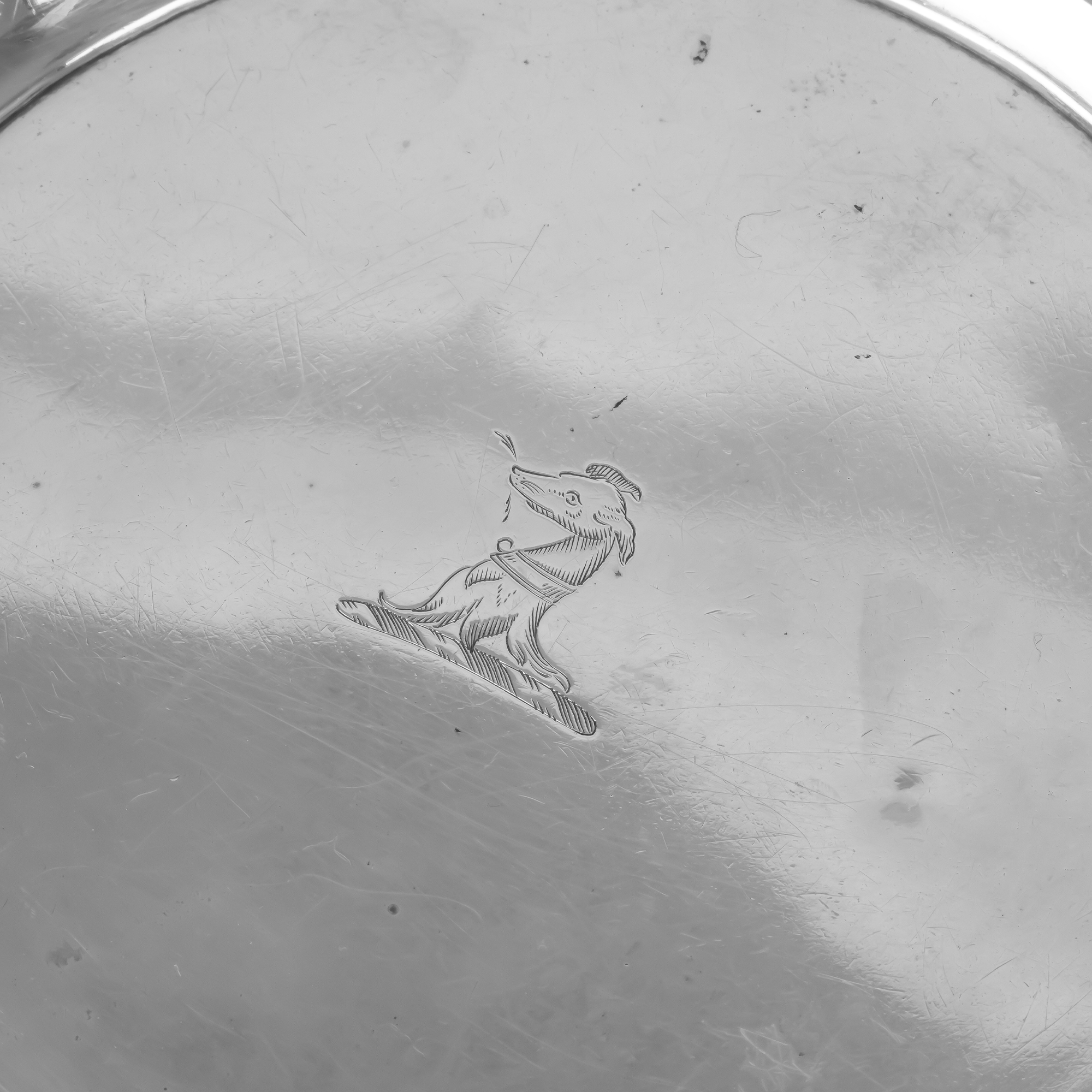 Silver George III Waiter Hallmarked London_3
