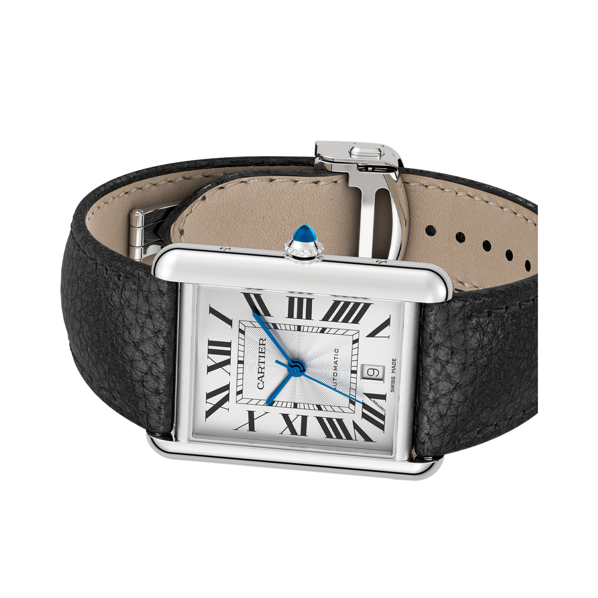 Cartier Tank Must 41mm, Silver Dial, Roman Numerals_2