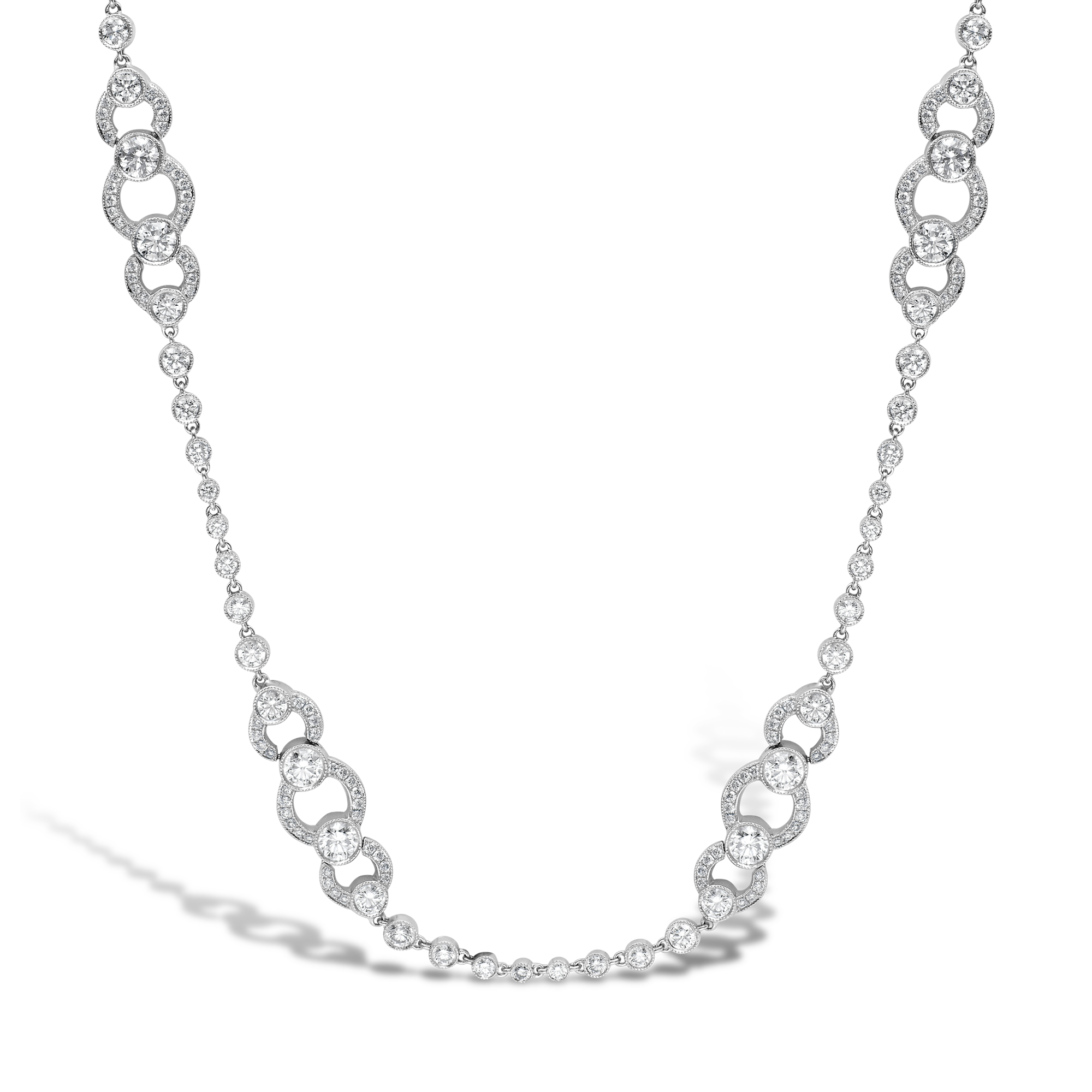 Brilliant Cut Diamond Necklace Brilliant Cut_2