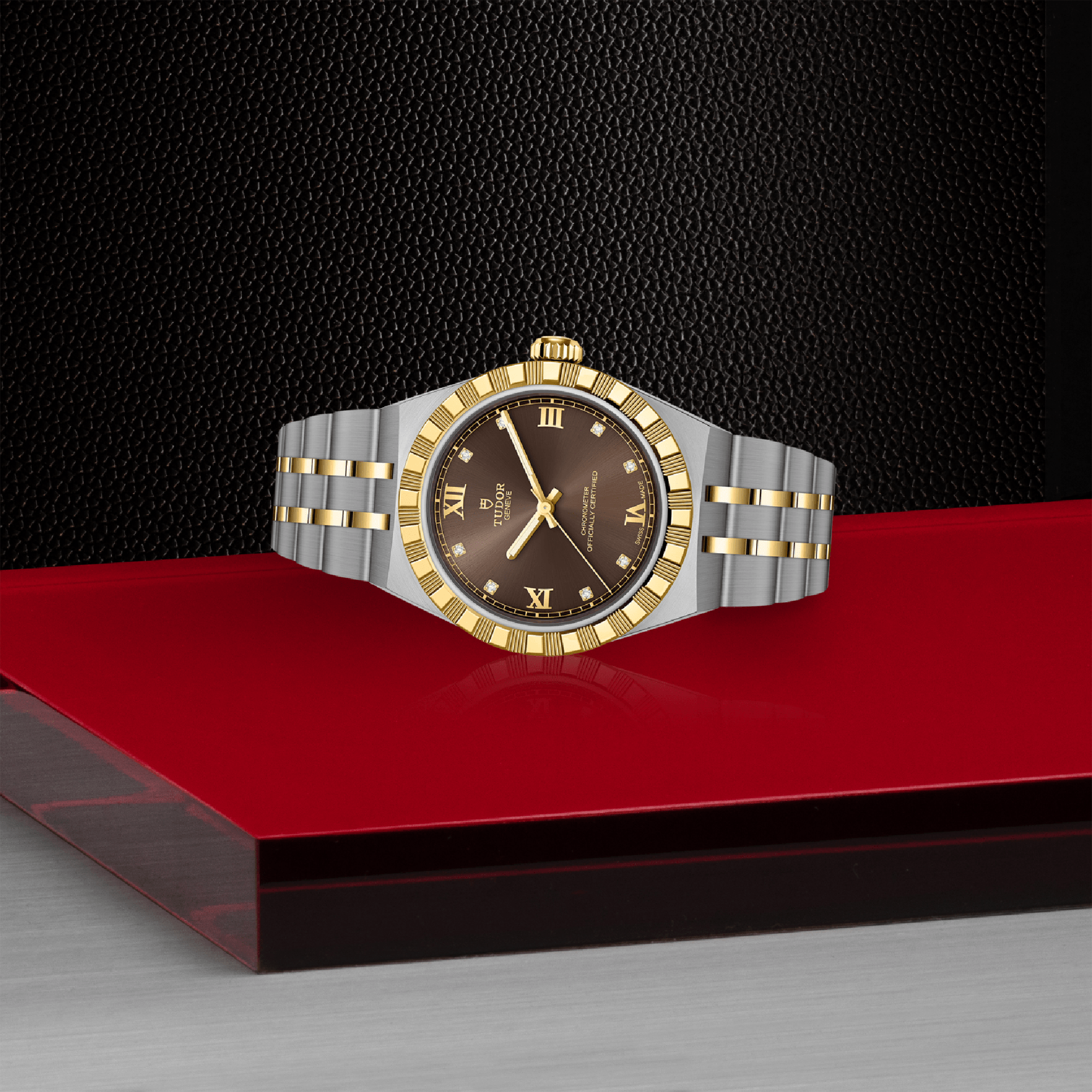Tudor Royal 30mm, Brown Dial, Roman/Diamond Numerals_3