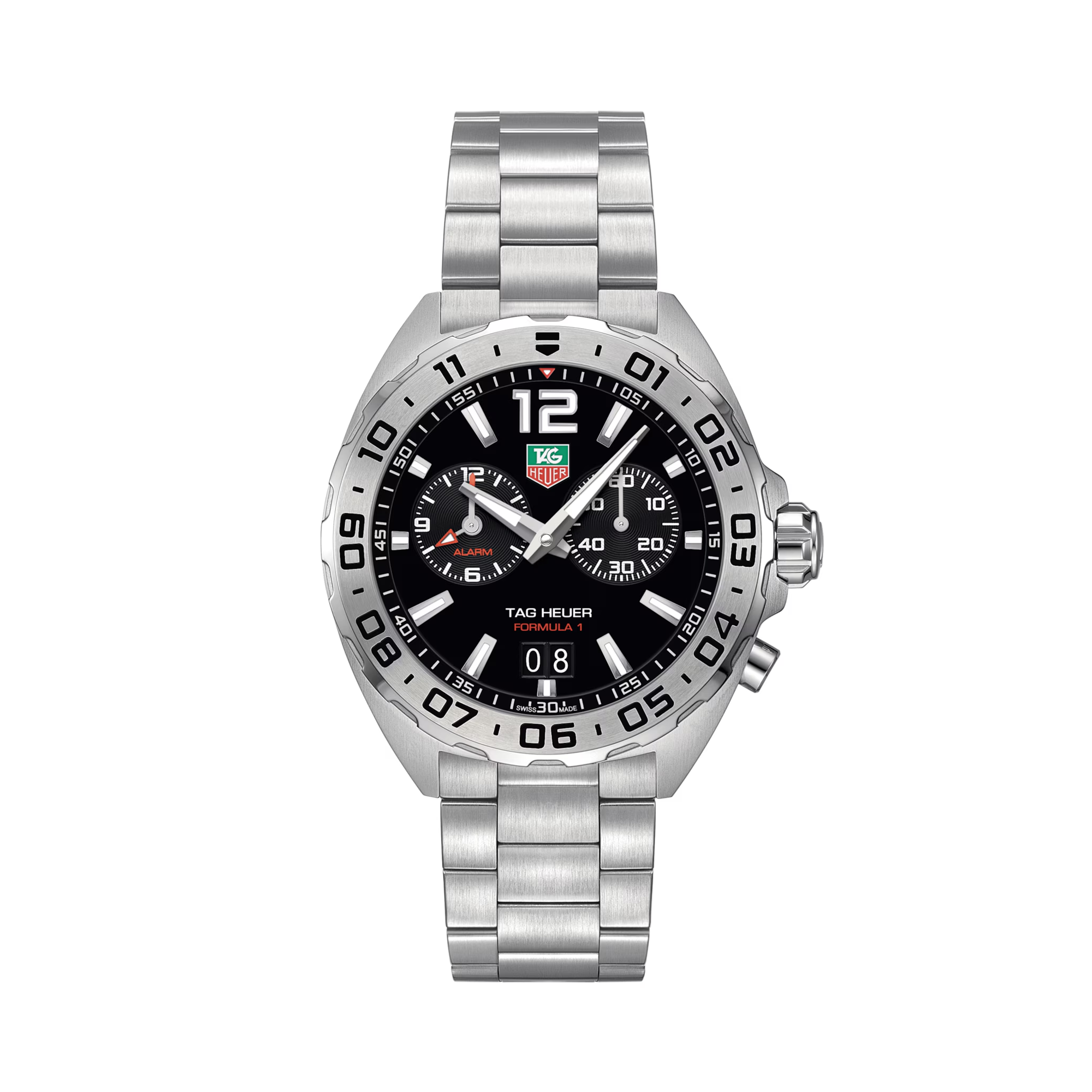 Tag Heuer Formula 1 41mm, Black Dial, Arabic and Baton Numerals_1