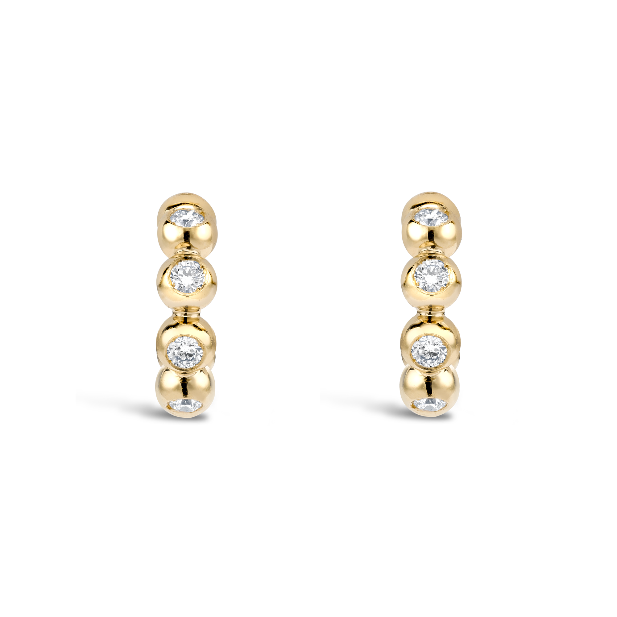 Bohemia Diamond Hoop Earrings _2