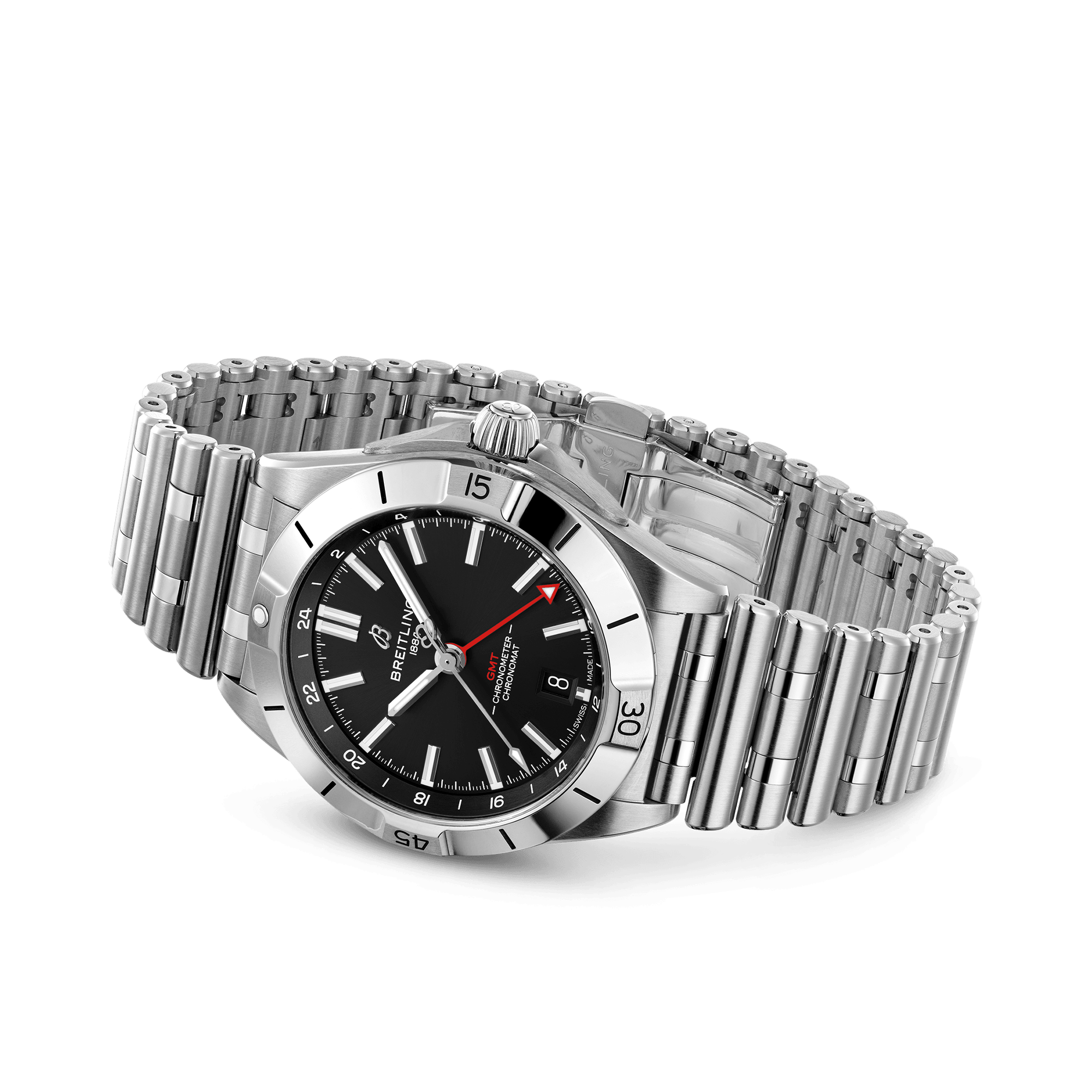 Breitling Chronomat Automatic GMT 40 40mm, Black Dial, Baton Numeral_4