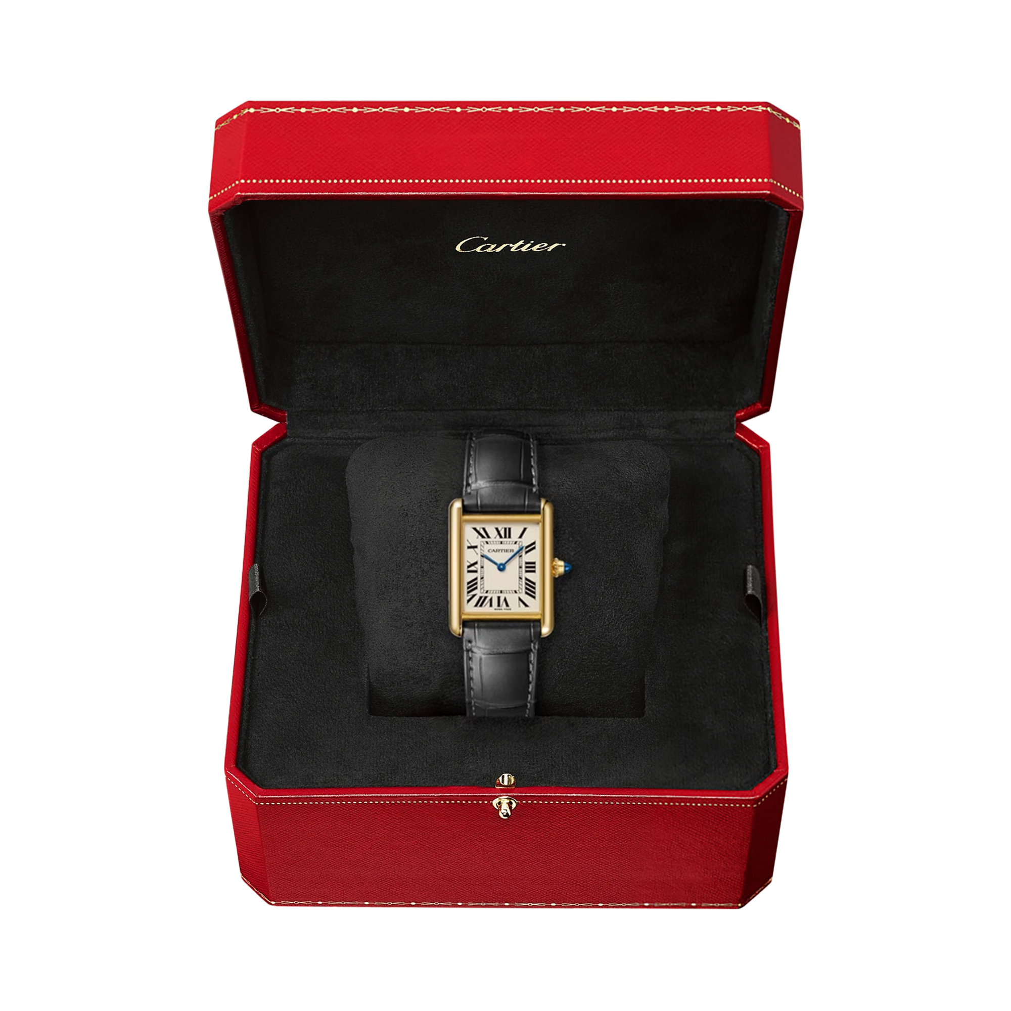 Cartier Tank Louis Cartier 25.5mm, Silver Dial, Roman Numerals_5