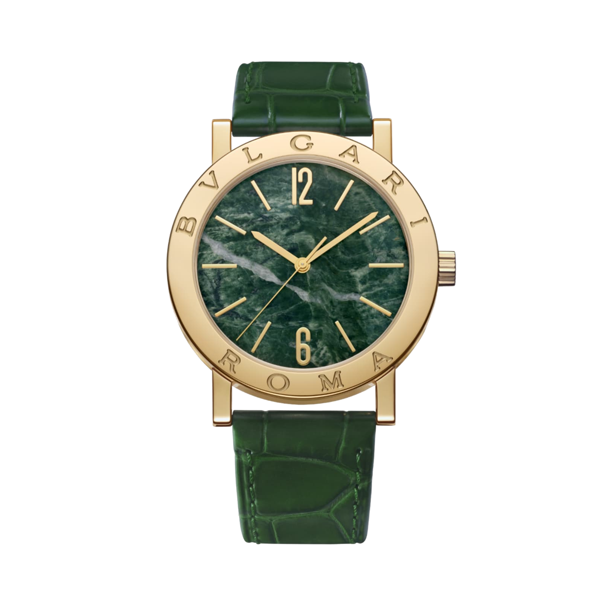 Bvlgari Bvlgari 38mm, Green Dial, Arabic/Baton Numerals_1