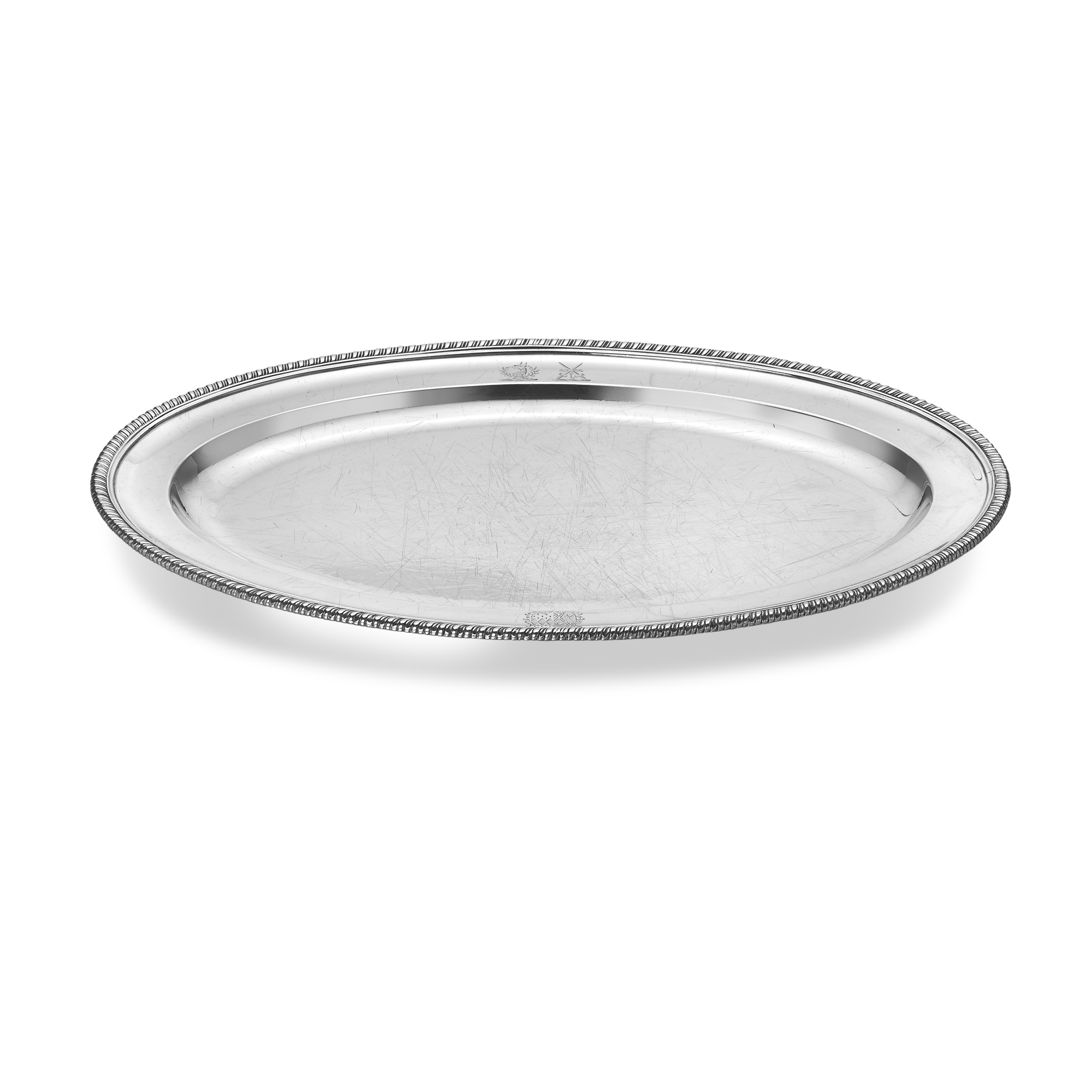 Silver George III Pair of Meat Dishes Hallmarked London_1