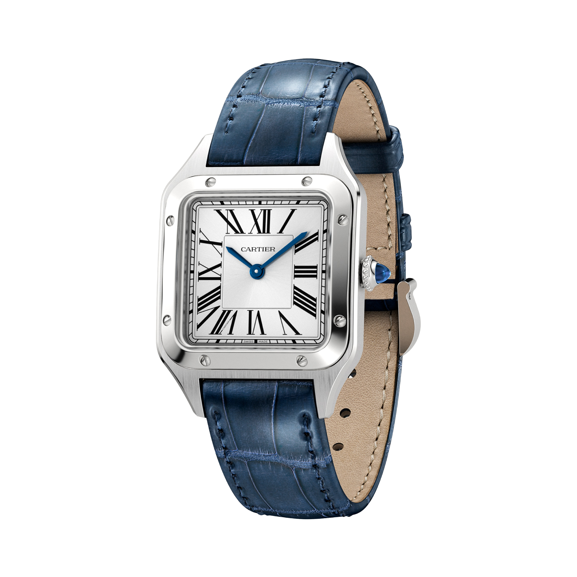 Cartier Santos-Dumont Small, Silver Dial, Roman Numerals_2