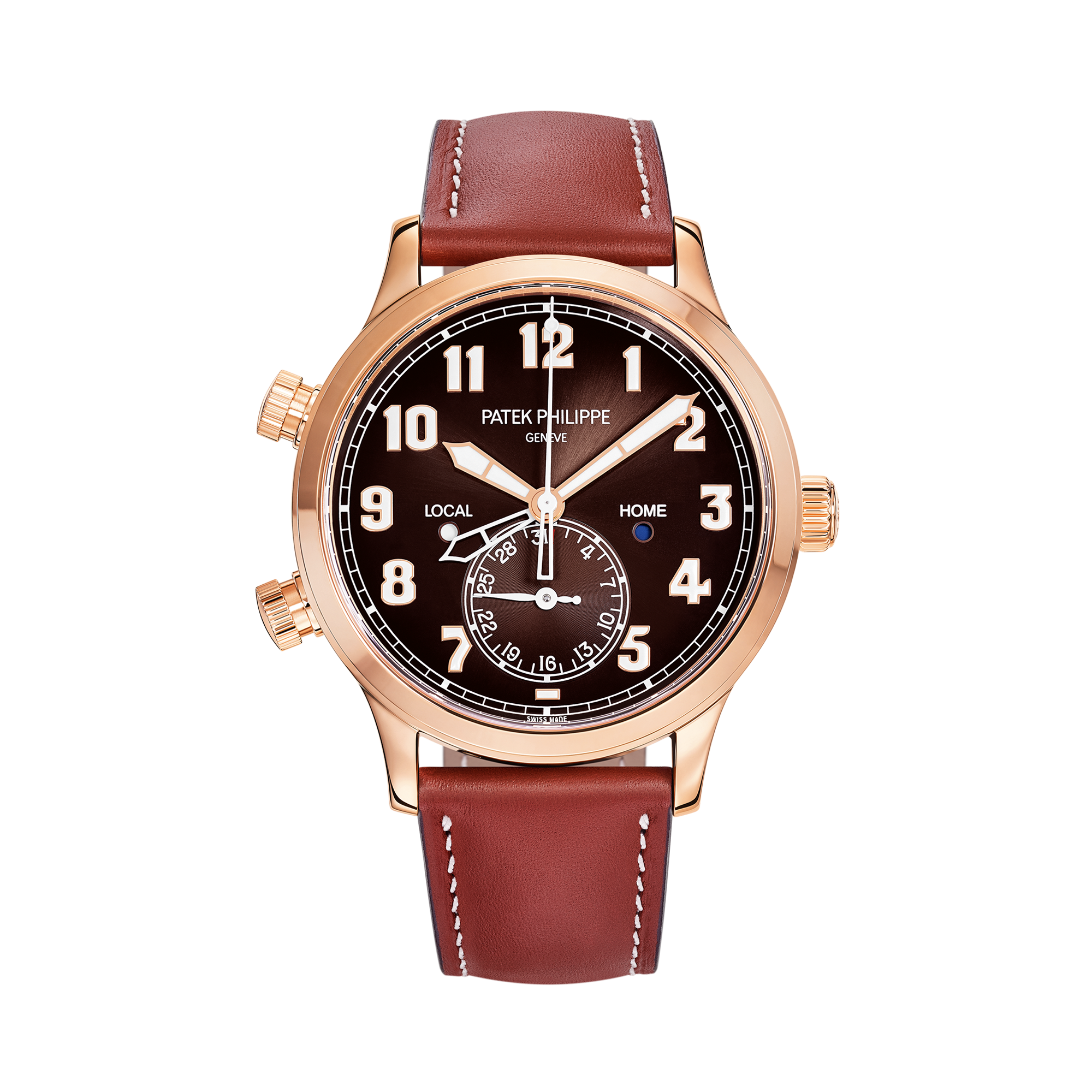 Patek Philippe Calatrava 42mm, Brown Dial, Arabic Numerals_1