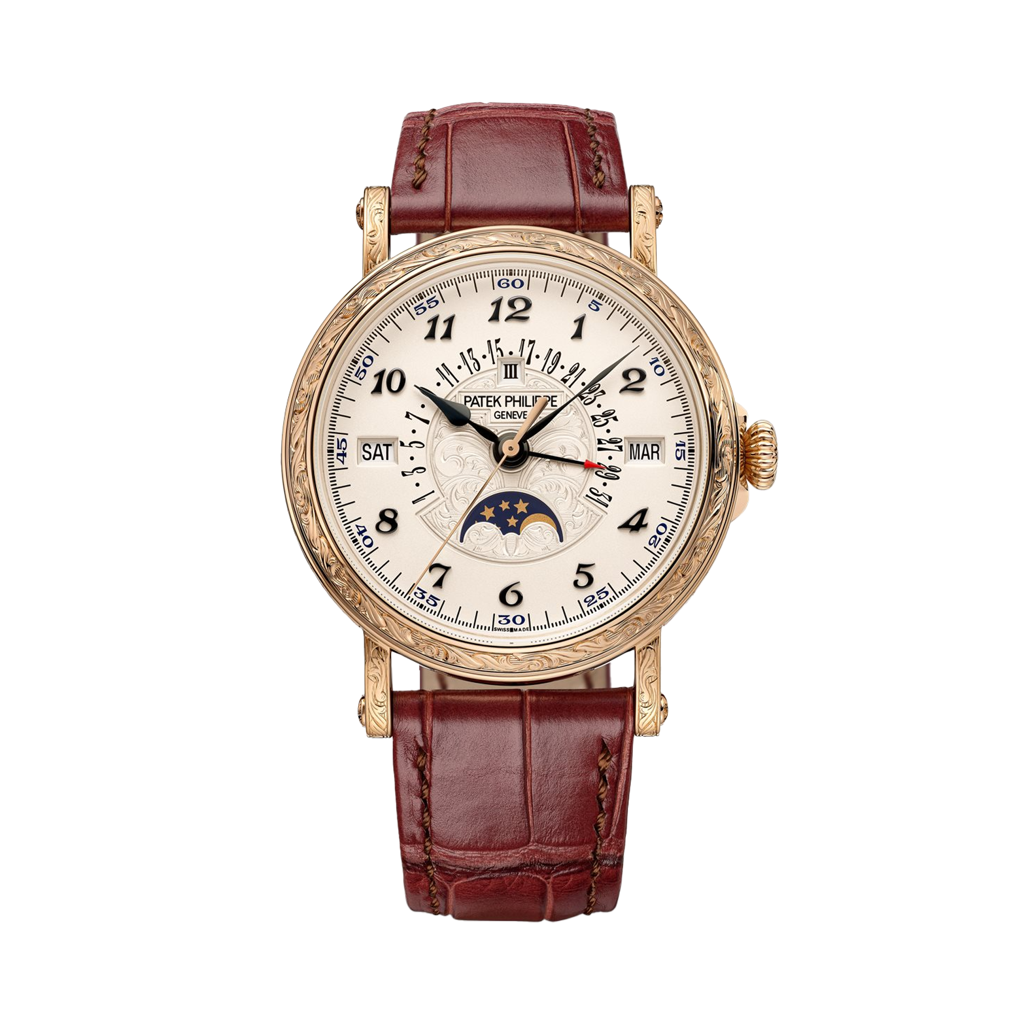 Patek Philippe Grand Complications 38mm, Silver Dial, Arabic Numerals_1