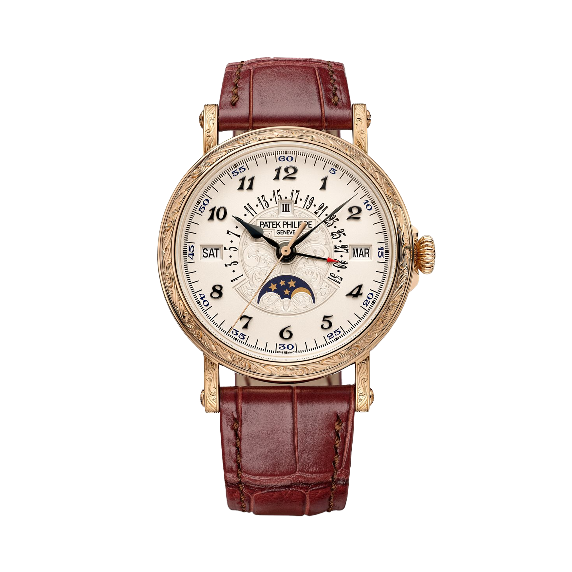 Patek Philippe Grand Complications 38mm, Silver Dial, Arabic Numerals_1