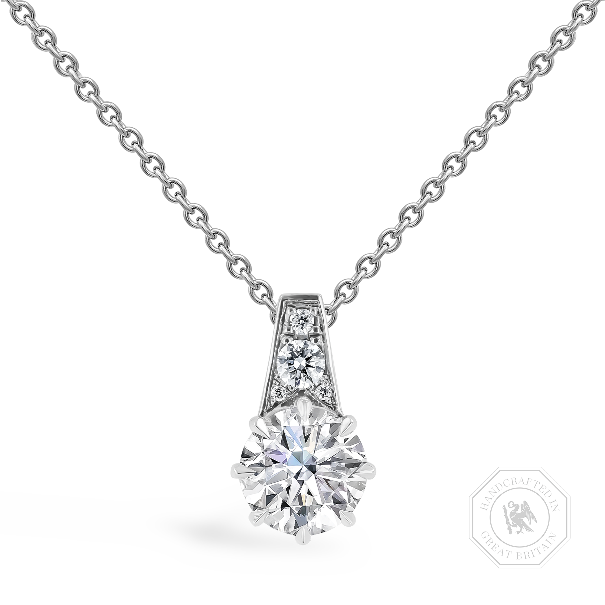 Antrobus 2.12ct Diamond Solitaire Pendant Brilliant cut, Claw set_1
