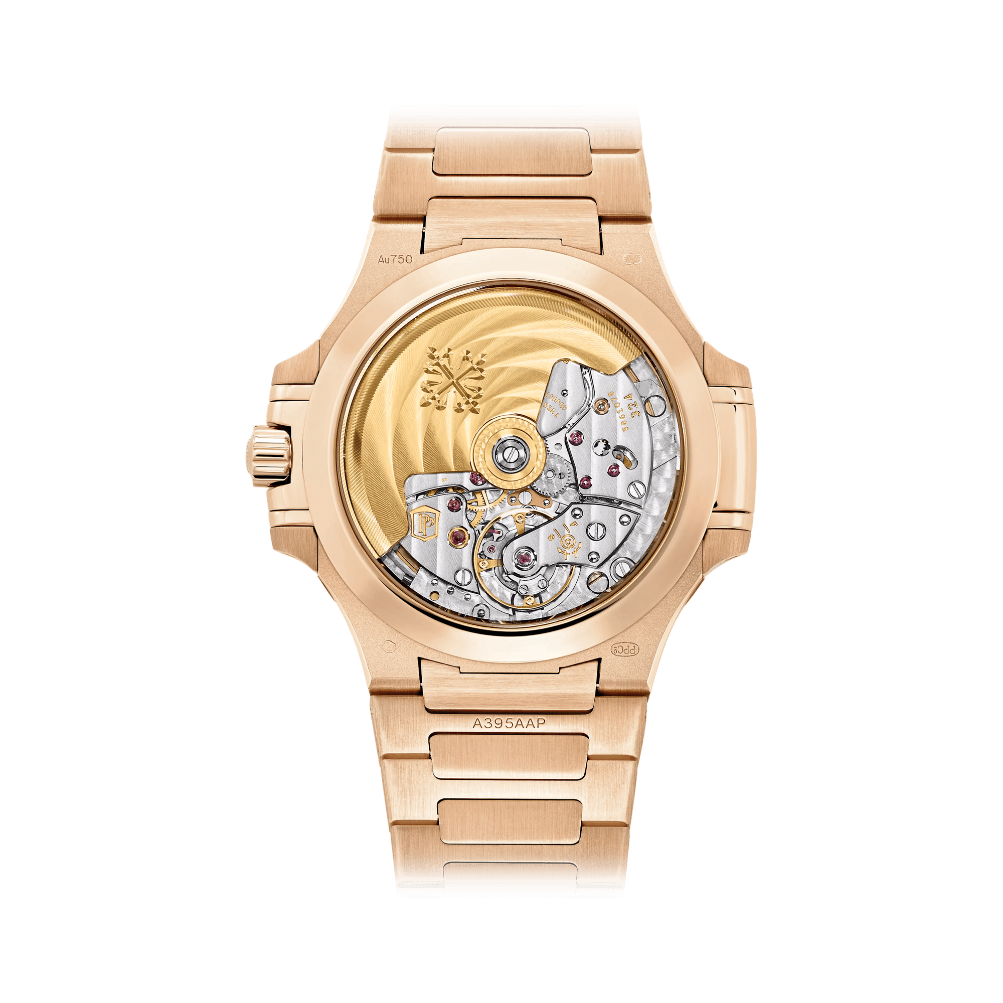 Patek Philippe Nautilus 35.2mm, Gold Dial, Baton Numerals_2