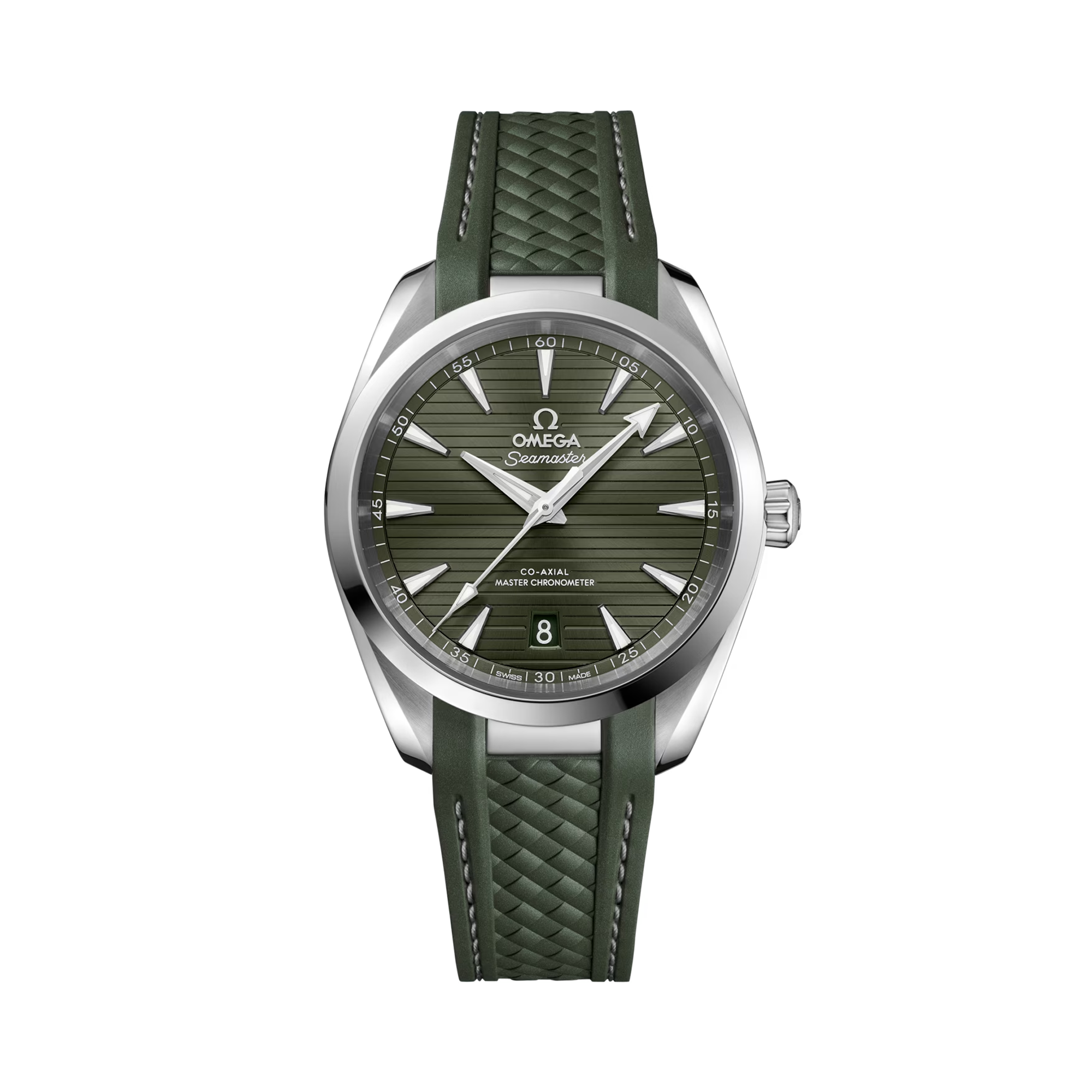 Omega Seamaster Aqua Terra 38mm, Green Dial, Baton Numerals_1