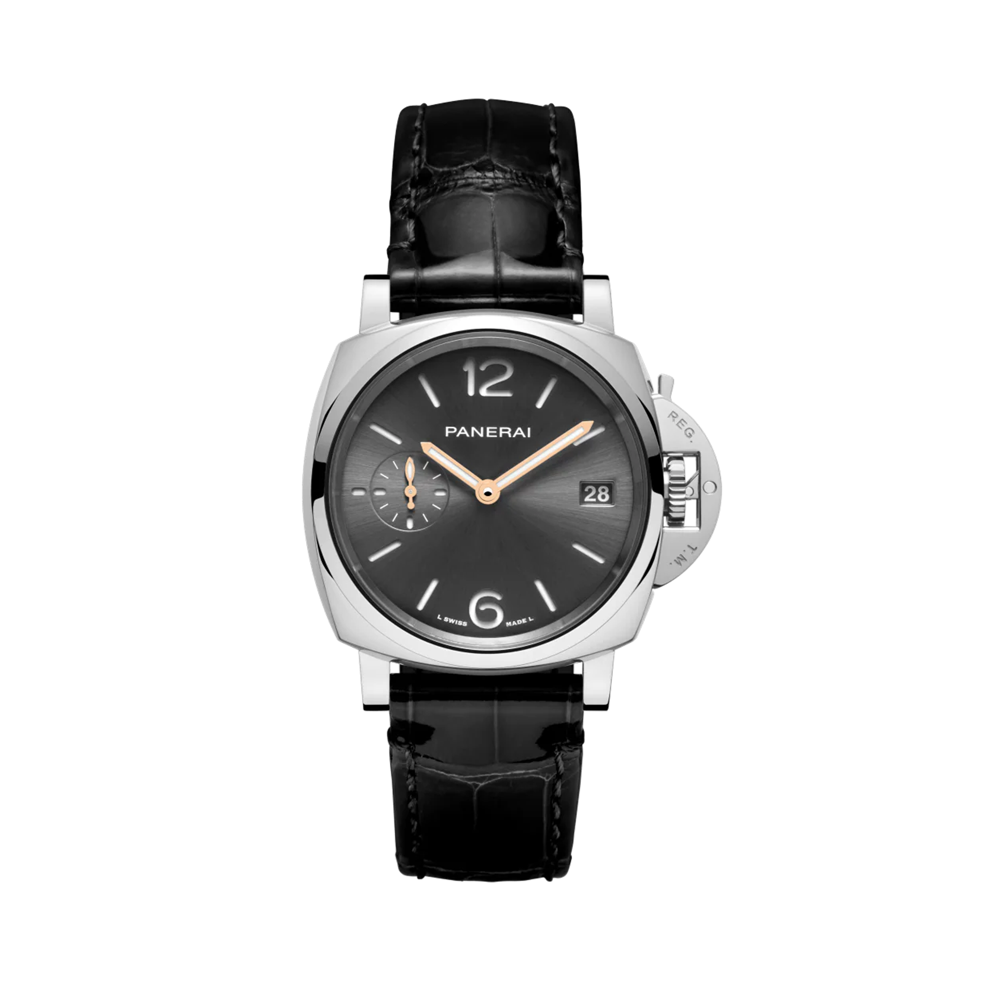 Panerai Luminor Due - 38mm 38mm, Black Dial, Arabic/Baton Numerals_1