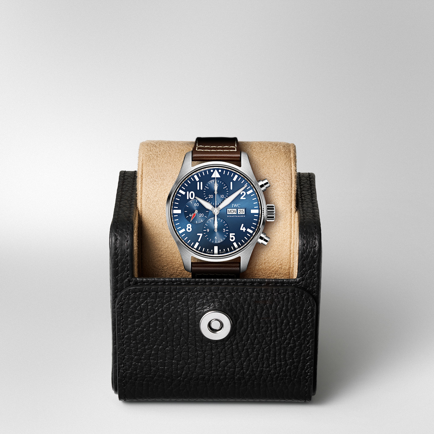 IWC Pilot's Chronograph 42mm, Blue Dial, Arabic/Baton Numerals_4