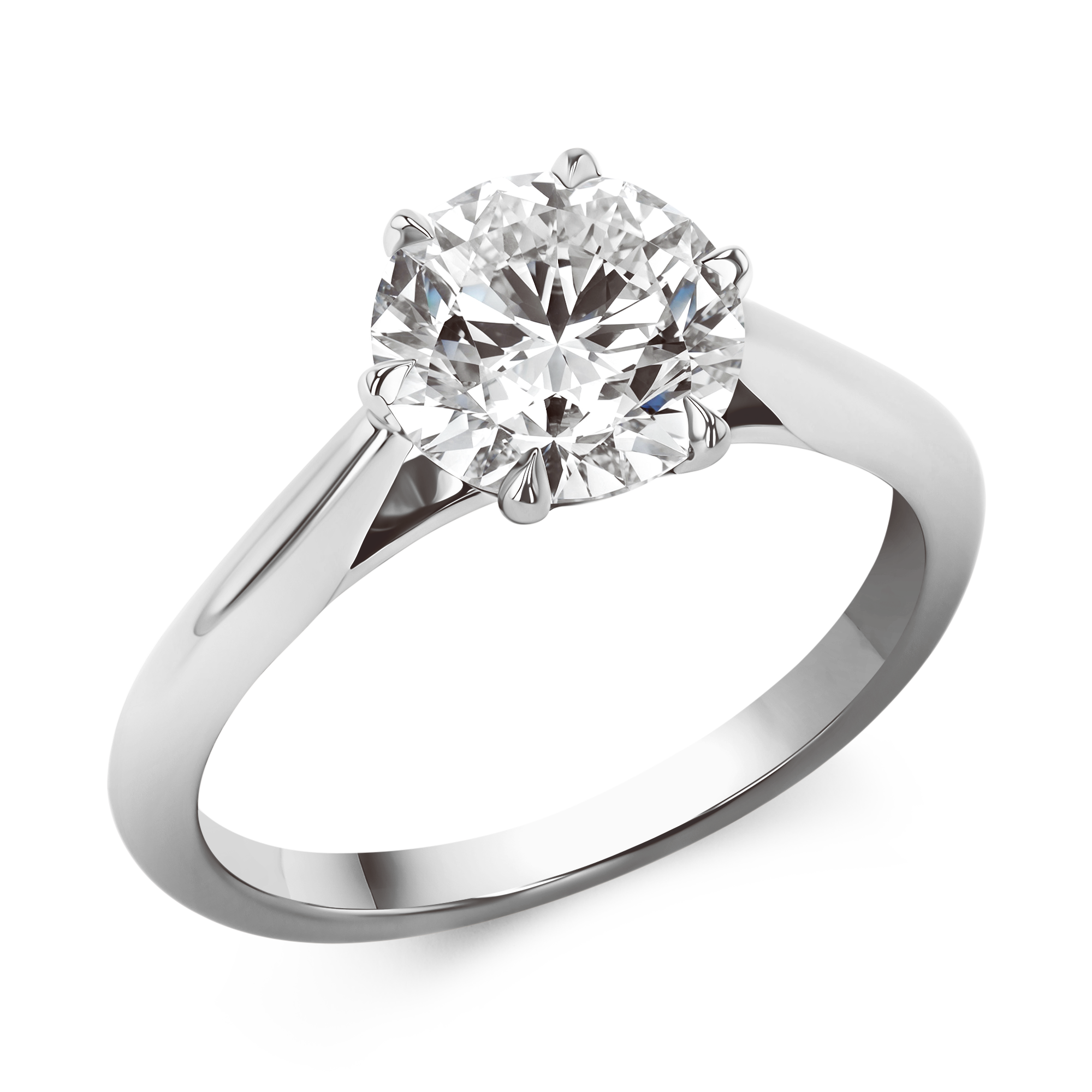 Classic 2.03ct Diamond Solitaire Ring Brilliant cut, Claw set_1