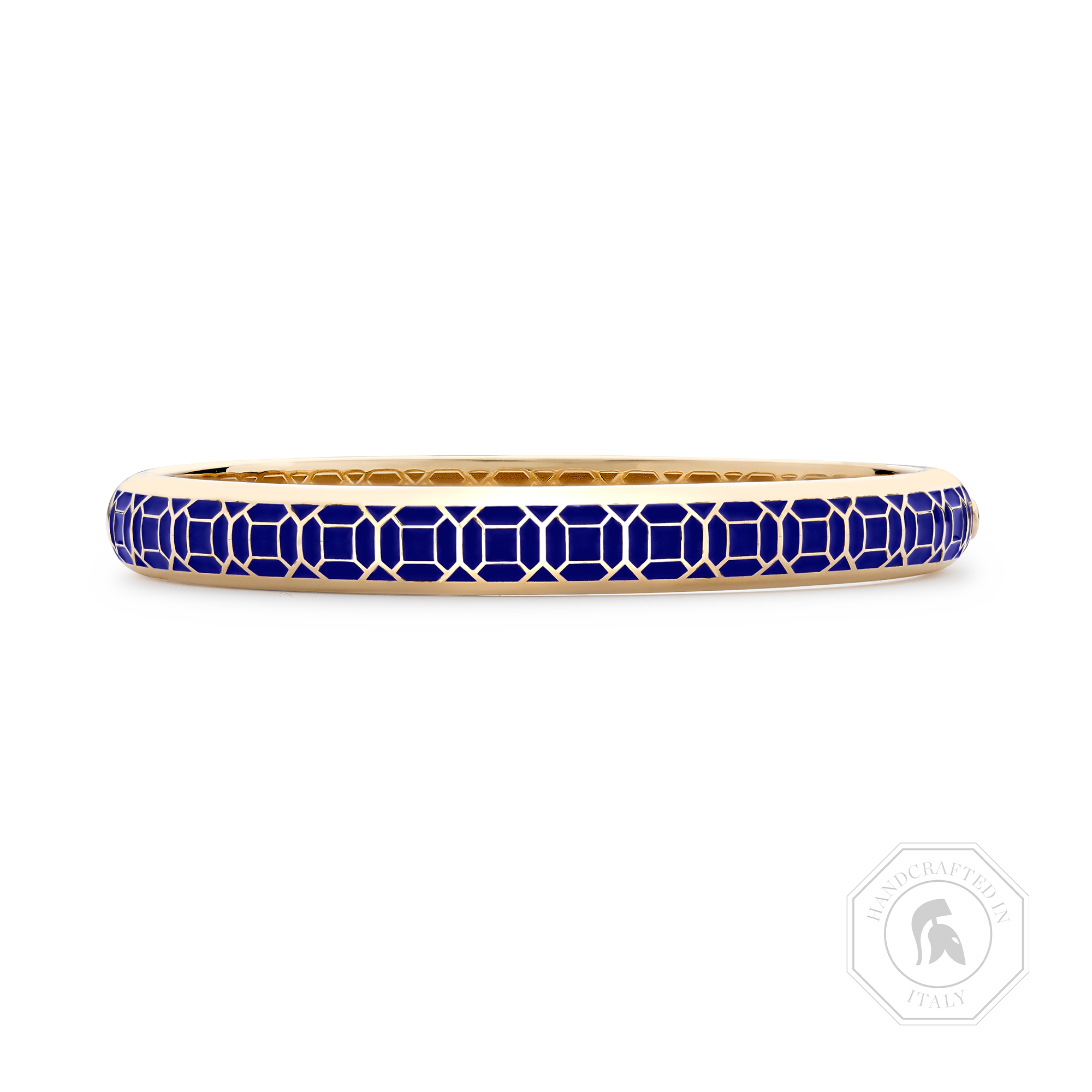 Revival Royal Blue Enamel Bangle _1