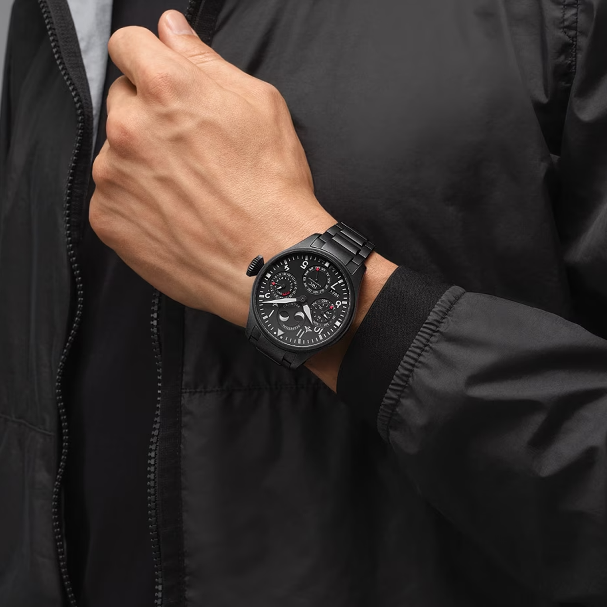 IWC Big Pilot's Perpetual Calendar Ceratanium 46.2mm, Black Dial, Arabic Numerals_10