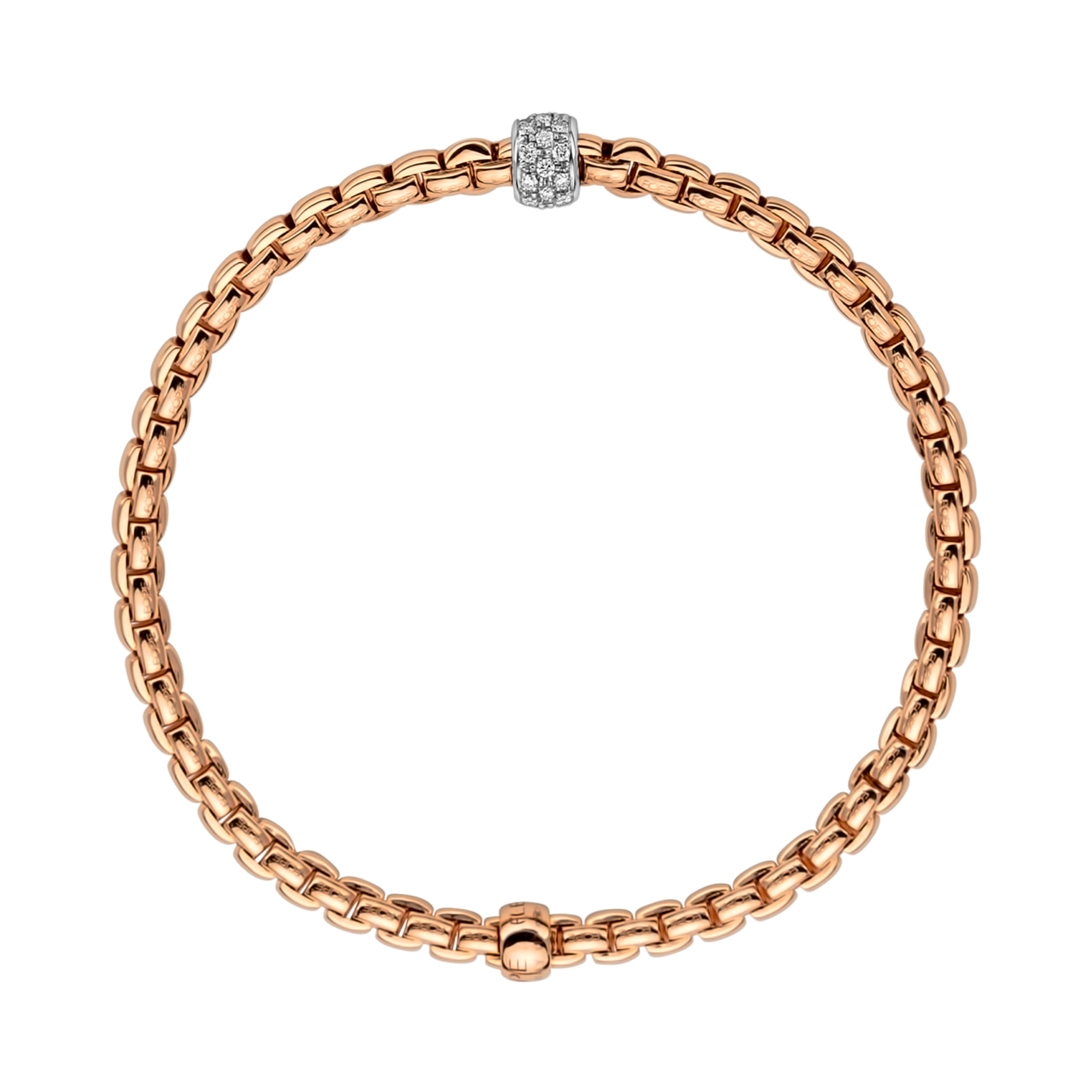 FOPE Eka Flex'It Large Diamond Bracelet Brilliant Cut, Pave Set_2