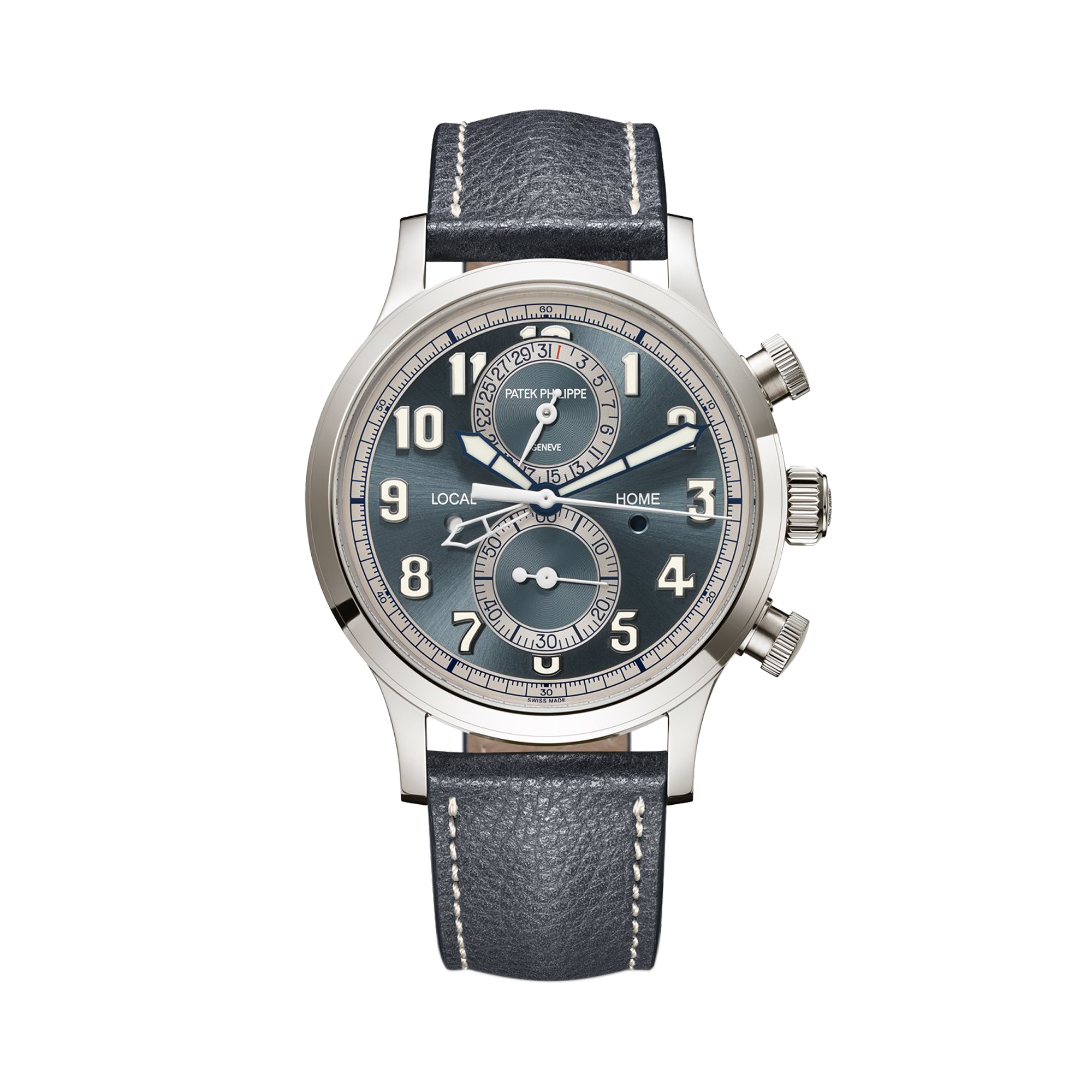 Patek Philippe Complications 42mm, Blue-Grey Dial, Arabic Numerals_1